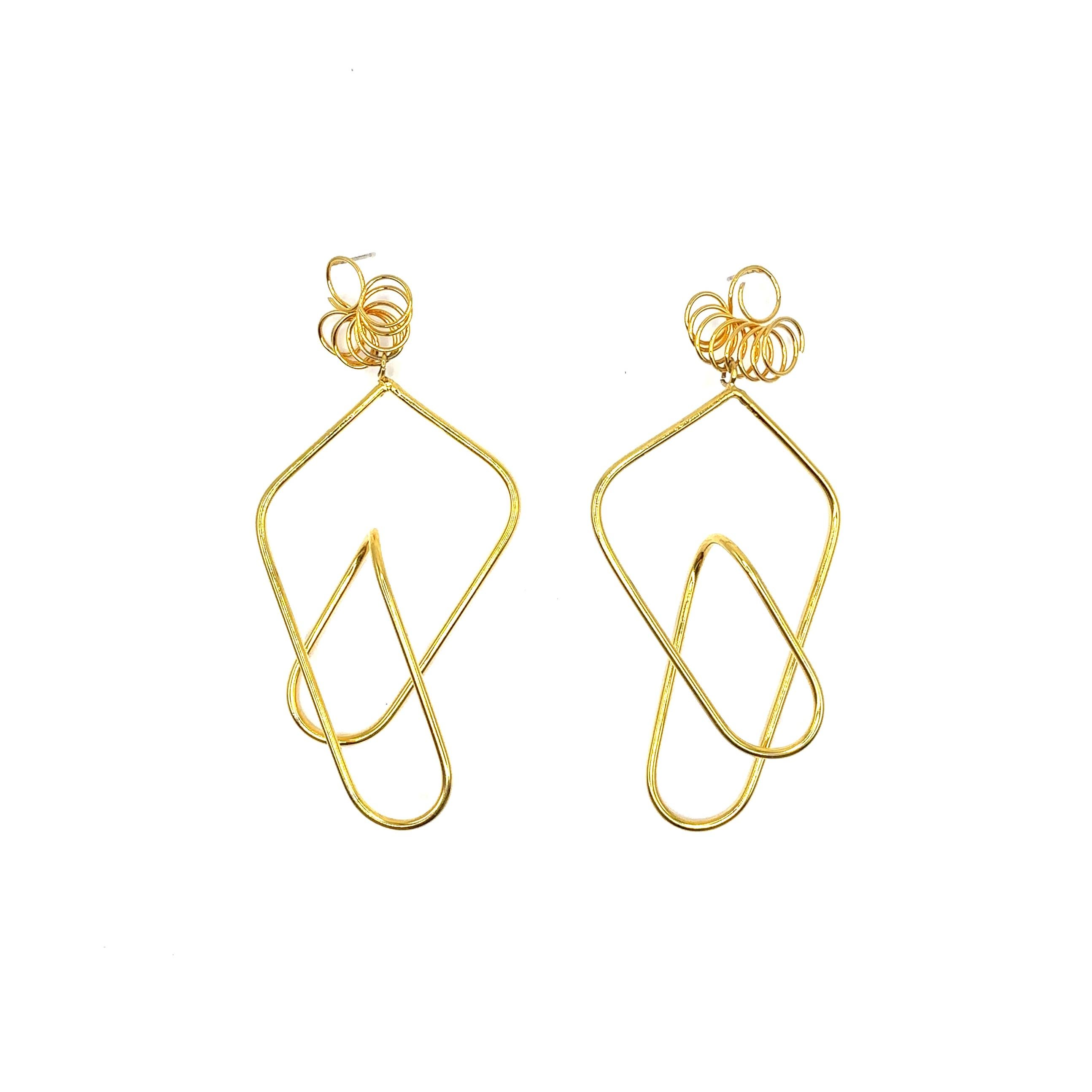 From refined, timeless shapes to modern characters with edge meet LILIYA EARRINGS - handcrafted and shape may vary slightly making pieces one of a kind. Available in different finishes.