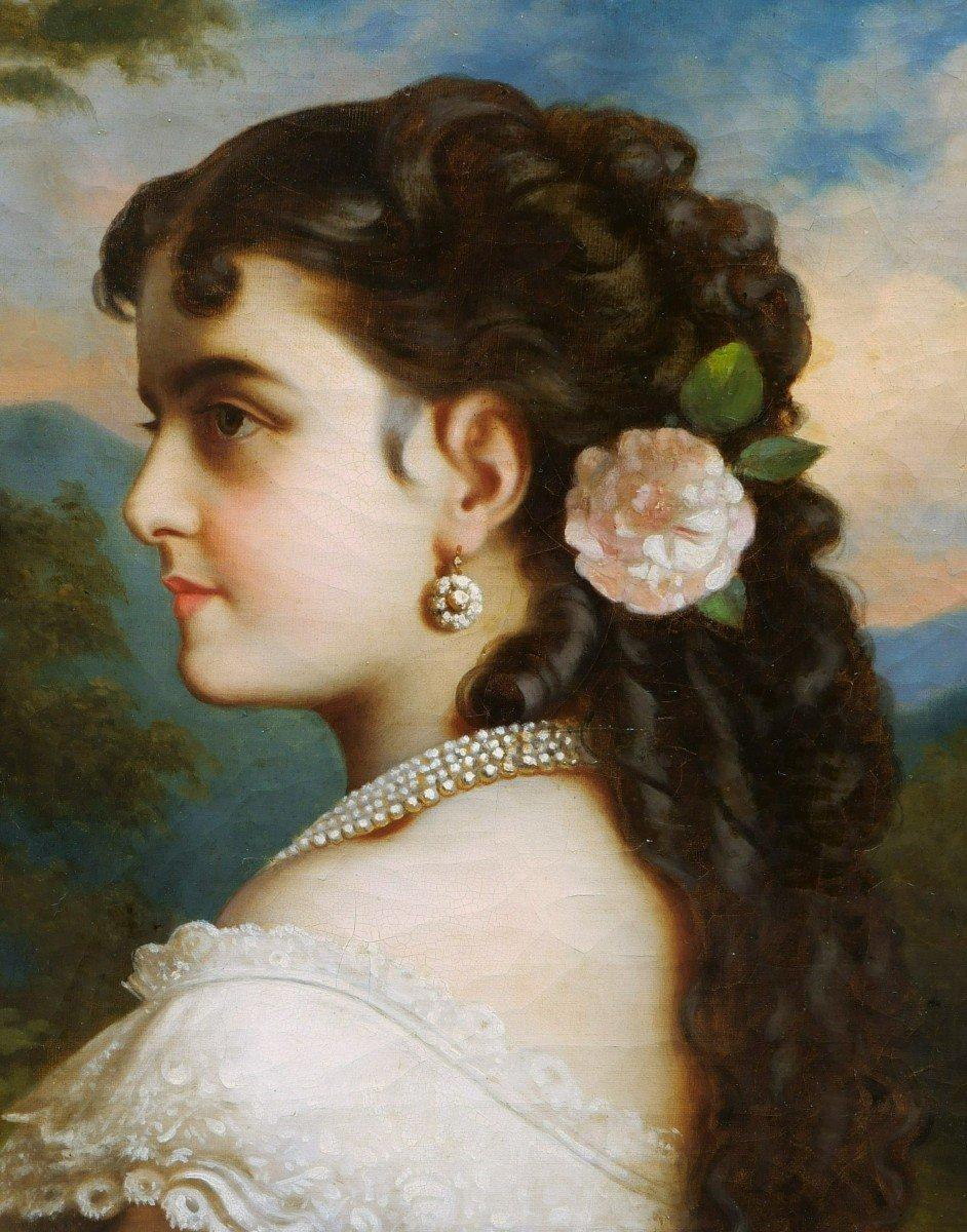 Portrait de la cantatrice Adelina Patti - L. Frossard - Opéra en vente 2