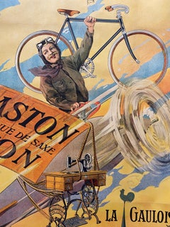 L. Gaston Lyon 'ORIGINAL VICTORIA' Sewing Machine Vintage Poster, circa. 1914