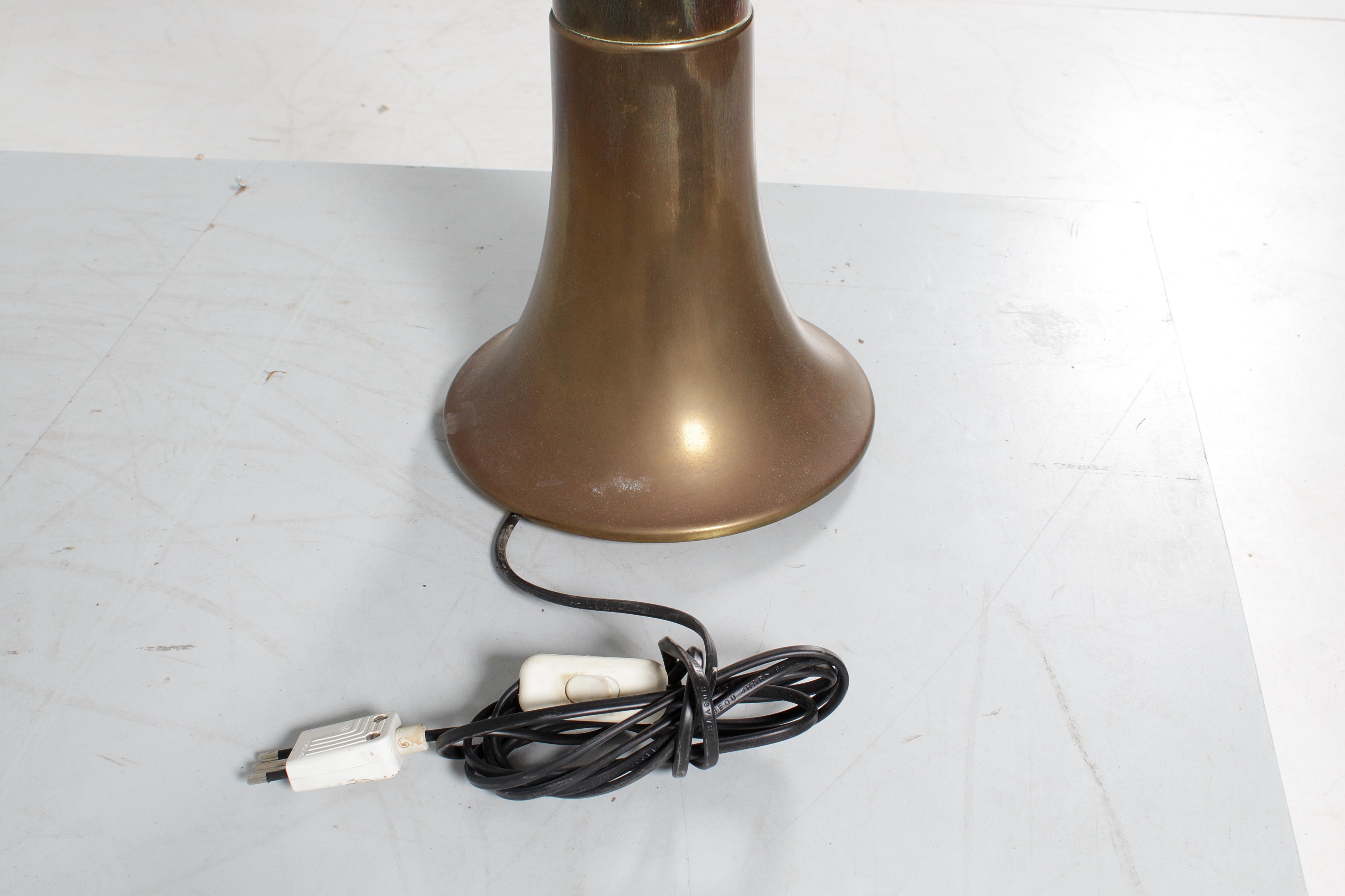 Lampe „L' Ippocastano“ aus Messing von C. Giorgi für Bottega Gadda, Tischlampe aus Messing, 70er Jahre, Italien 6