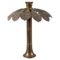 "L' Ippocastano" Lamp by C. Giorgi for Bottega Gadda Brass Table Lamp 70s Italy
