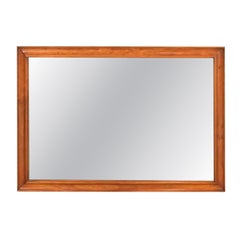 L. & J. G. Stickley American Colonial Cherry Wood Framed Wall Mirror, 1957