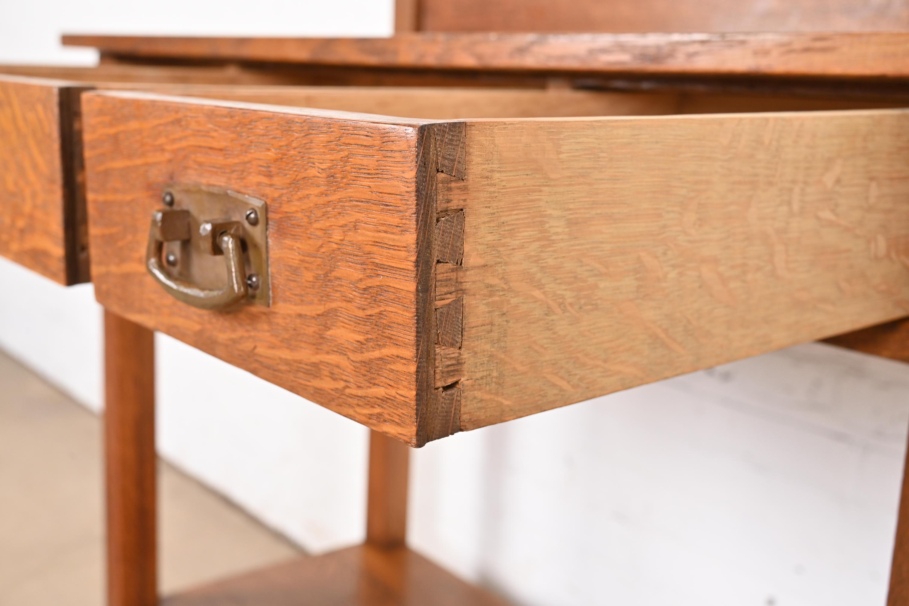 Service de Buffet Mission en Chêne Arts & Crafts de L. & J. G. Stickley, vers 1900 en vente 5