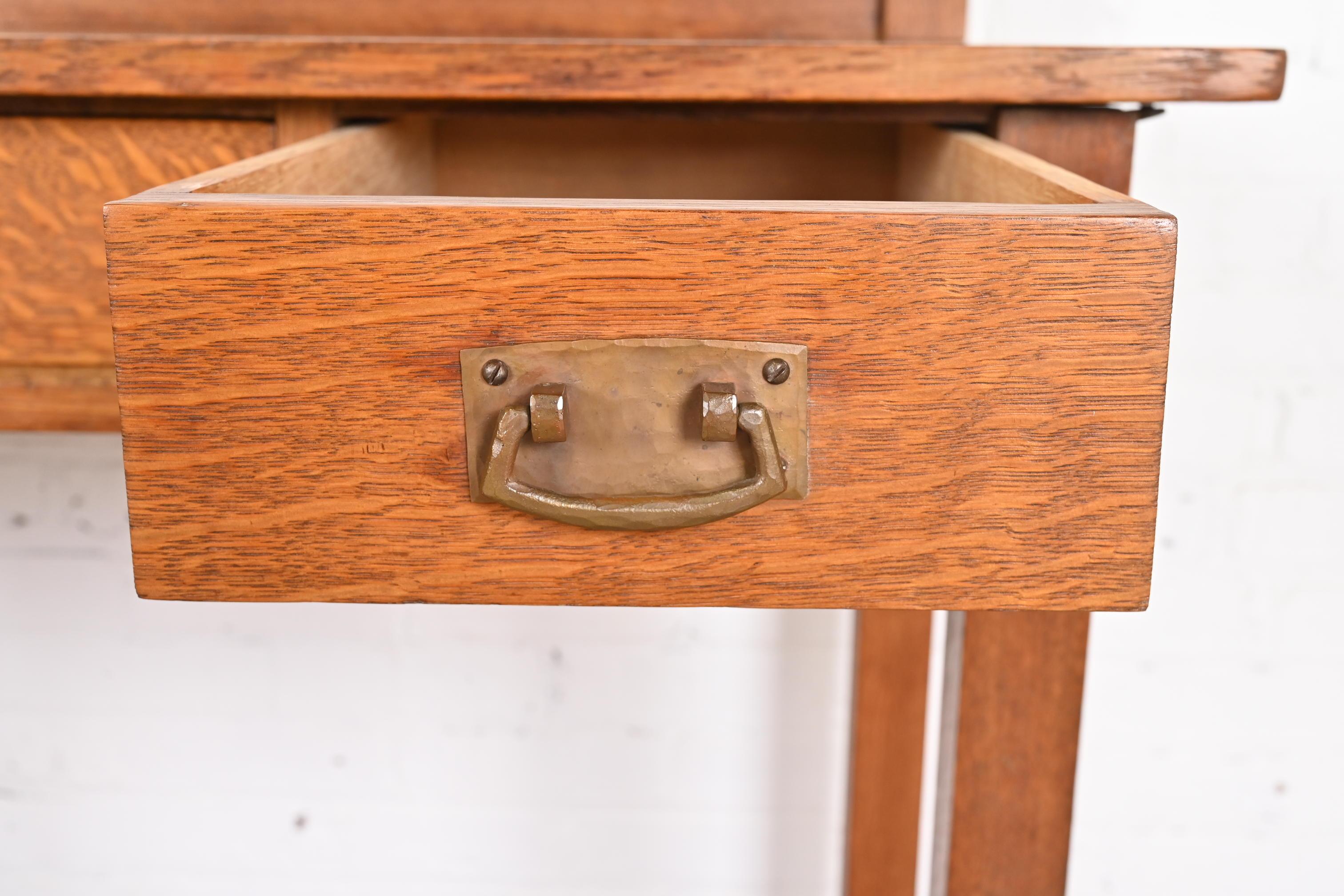 Service de Buffet Mission en Chêne Arts & Crafts de L. & J. G. Stickley, vers 1900 en vente 6
