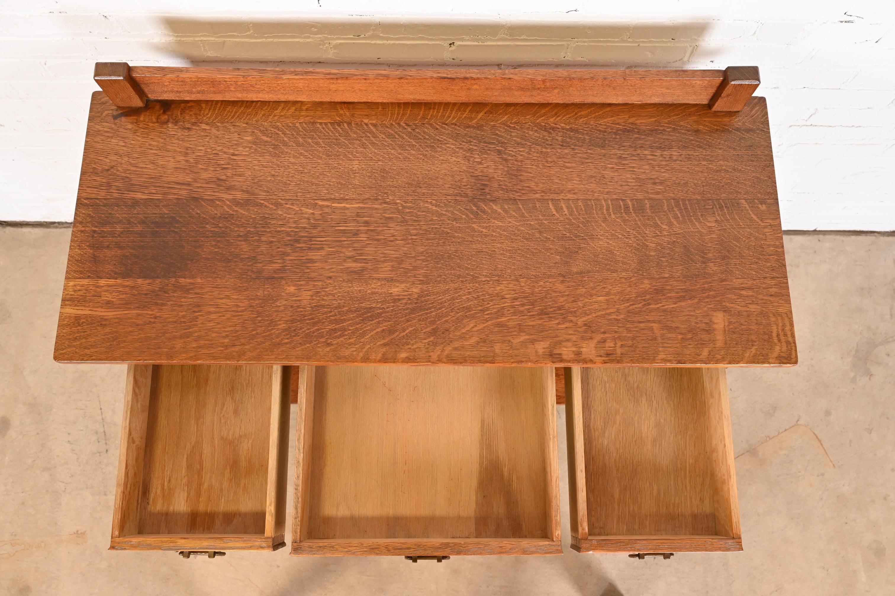 Service de Buffet Mission en Chêne Arts & Crafts de L. & J. G. Stickley, vers 1900 en vente 2