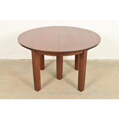L. & J. G. Stickley Antiker Mission Arts & Crafts Ausziehtisch Eiche, Ne
