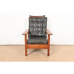 L. & J. G. Stickley Antique Mission Oak Arts & Crafts Reclining Morris Chair