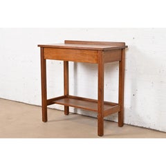 L. & J. G. Stickley Antique Mission Oak Arts & Crafts Server or Writing Desk