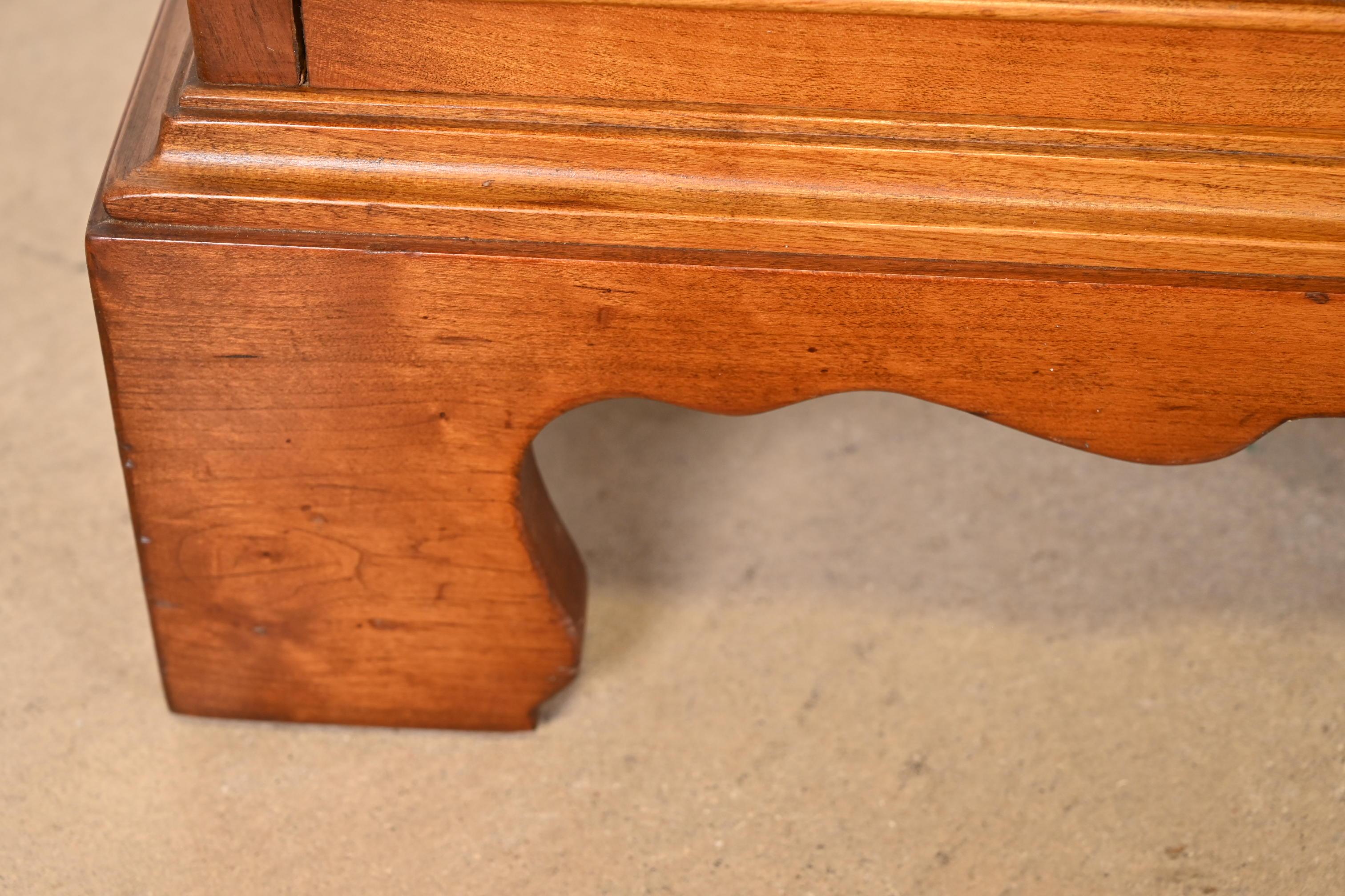 L. & J. G. Stickley Georgian Solid Cherry Wood Sideboard or Bar Cabinet, 1955 3