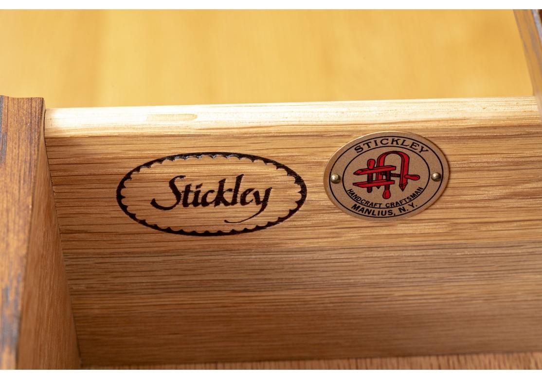L. & J. G Stickley Mission Oak 9 Drawer Master Dresser In Good Condition In Bridgeport, CT
