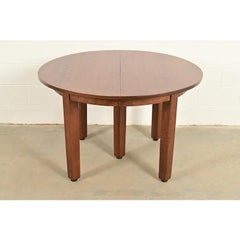 L. & J. G. Stickley Mission Oak Arts & Crafts Dining Table, Newly Refinished