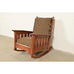 L. & J. G. Stickley Mission Oak Arts & Crafts Rocking Chair