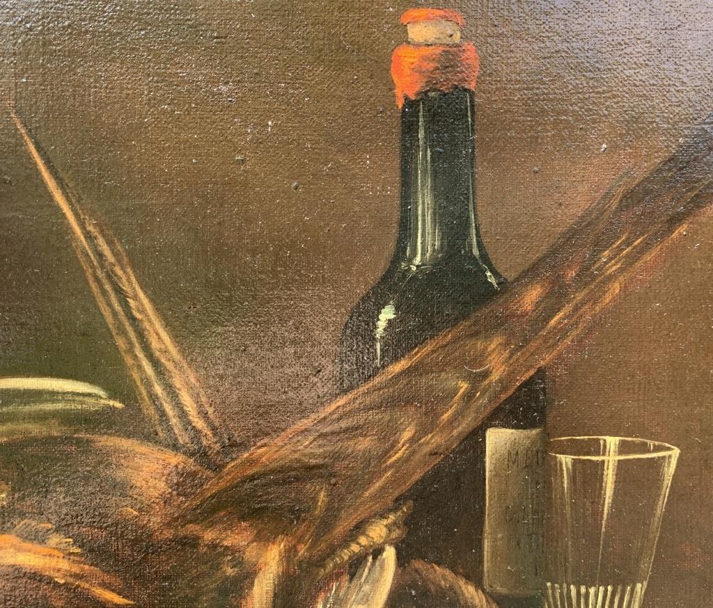 L. Jean (scuola britannica) - Natura morta del XIX secolo - Uccelli e pere 4