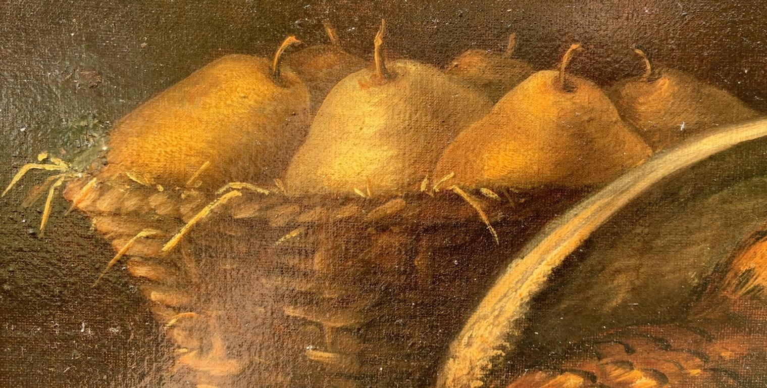 L. Jean (scuola britannica) - Natura morta del XIX secolo - Uccelli e pere 5