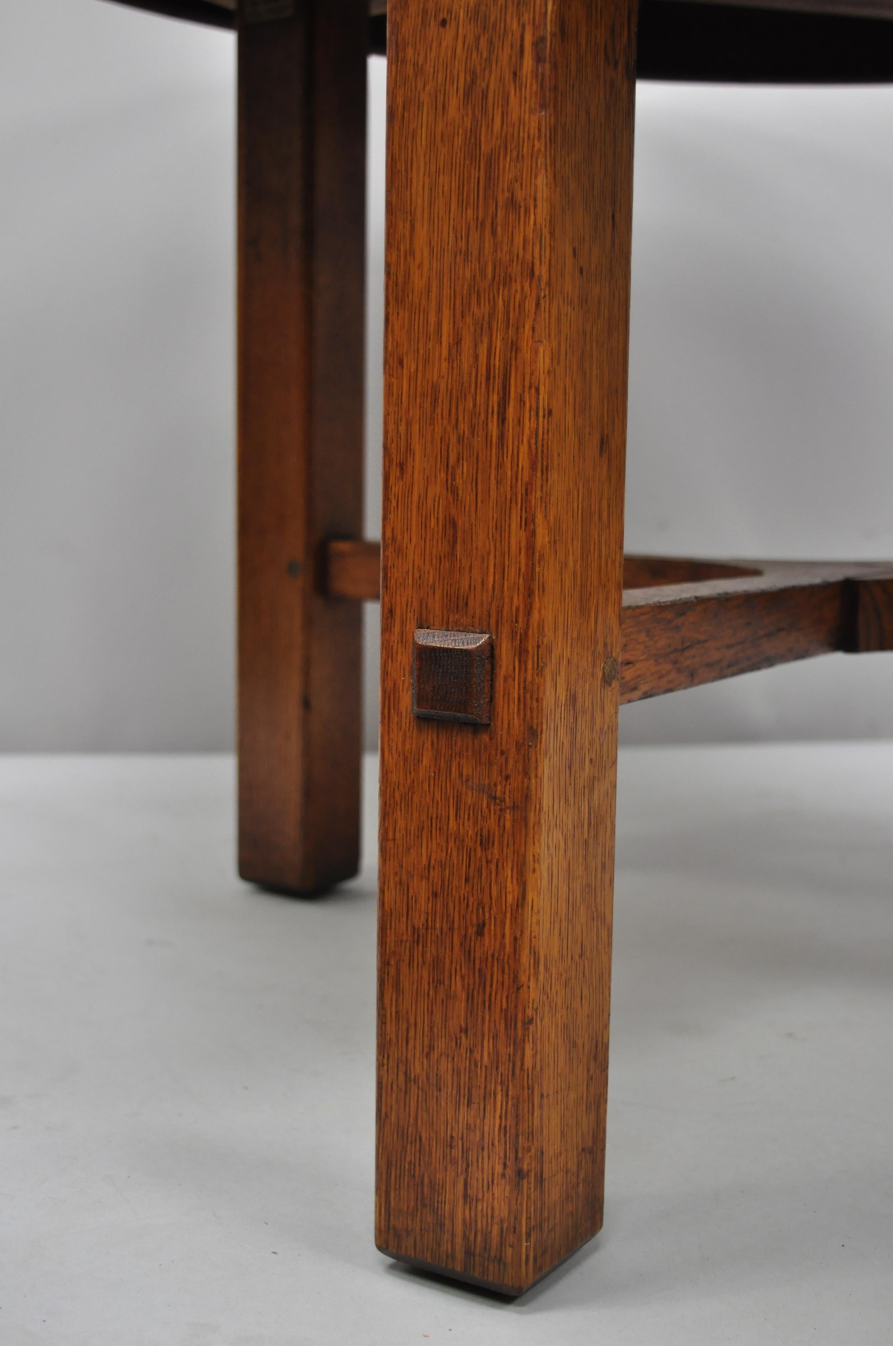 stickley mission dining table