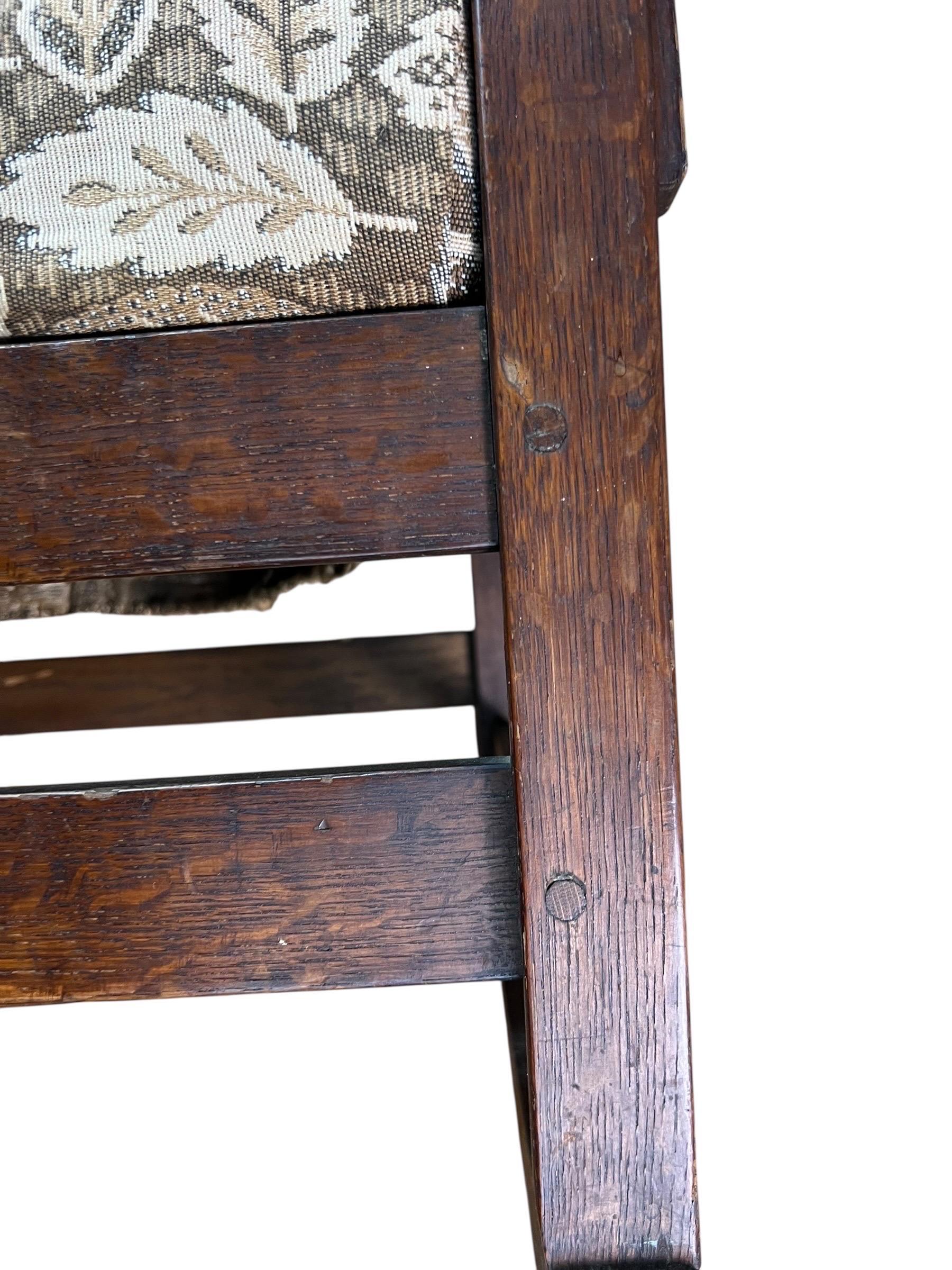 L. & J.G. Stickley Antike Mission Oak Rocker im Angebot 1