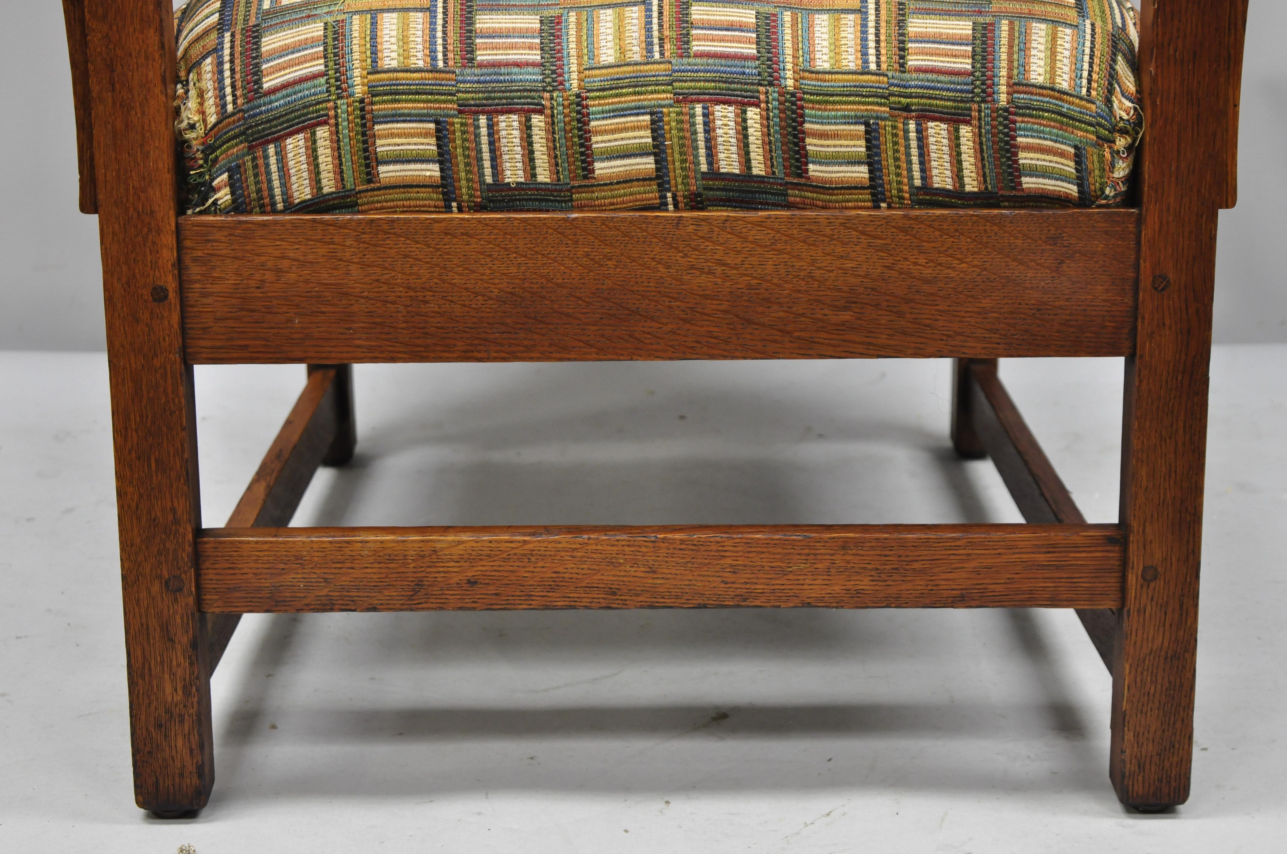 L & JG Stickley Mission Oak Arts & Crafts Armchair Spring Seat Cushion (Coussin de siège) 1