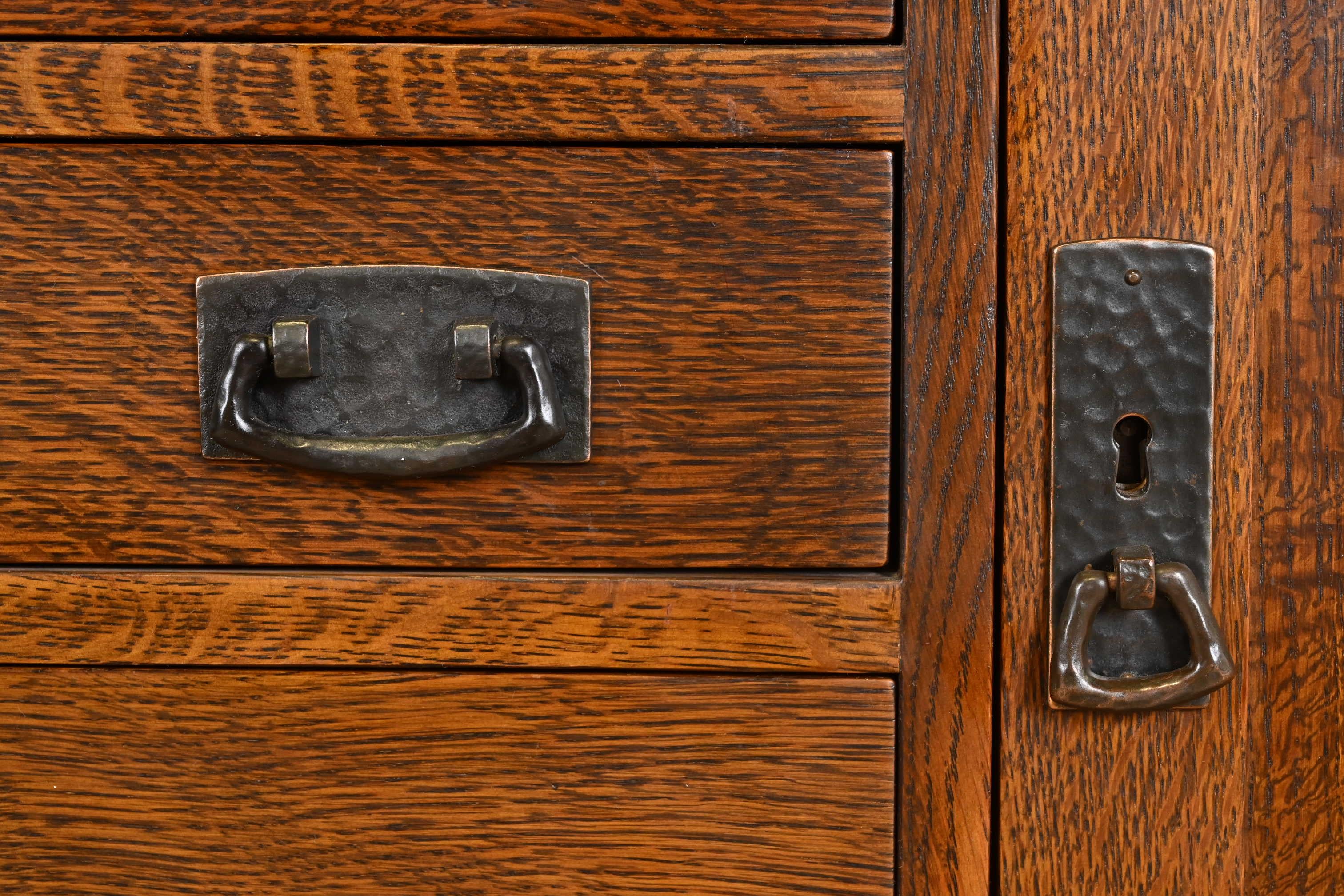 L. & J.G. Stickley Mission Oak Arts & Crafts Sideboard 10