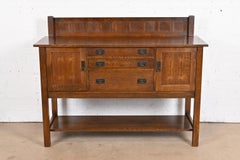 L. & J.G. Stickley Mission Oak Arts & Crafts Sideboard