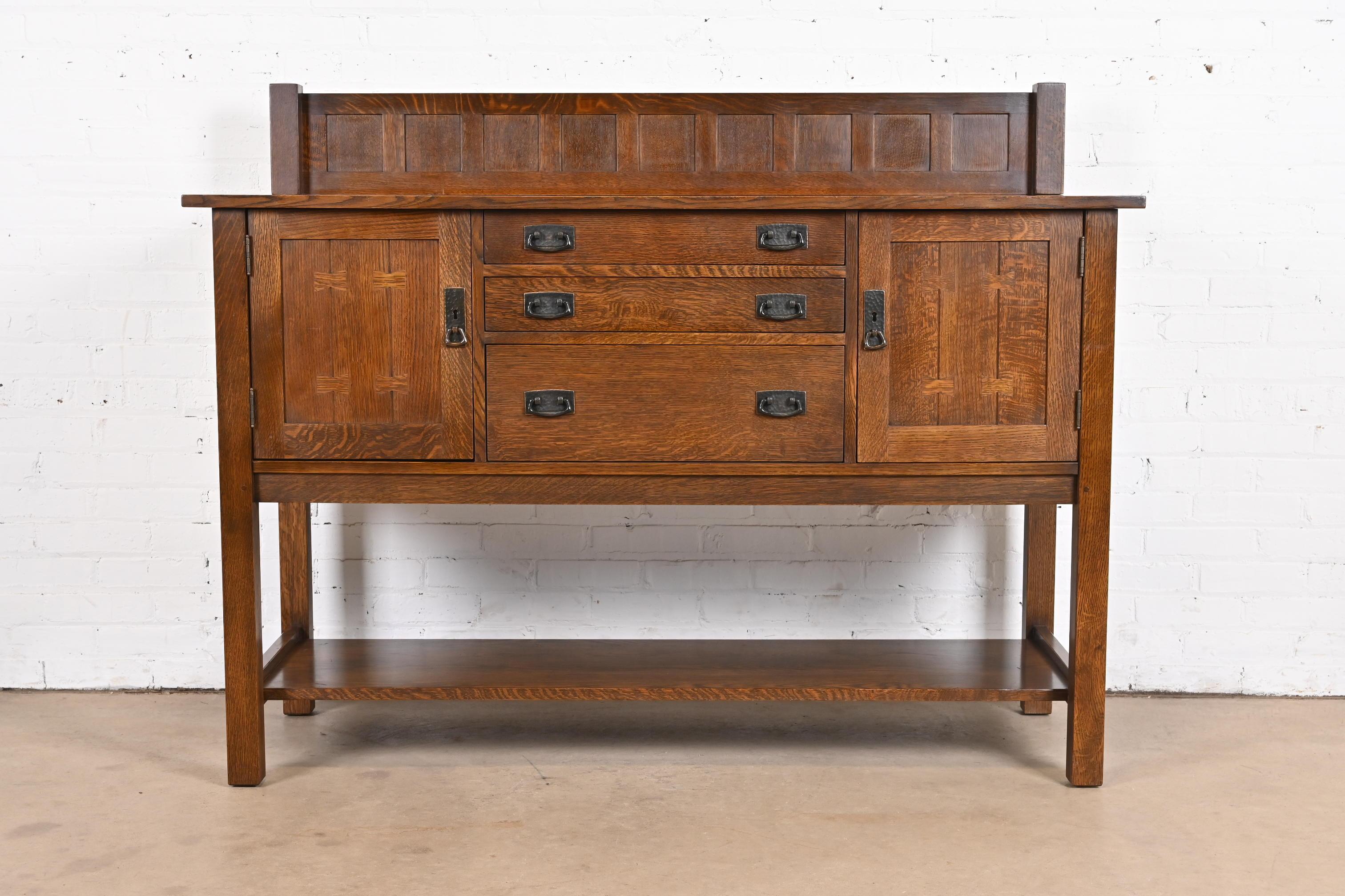 Arts and Crafts L. & J.G. Stickley Mission Oak Arts & Crafts Sideboard