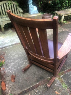 L. & J.G Stickley Signed 1900 Rocking Chair