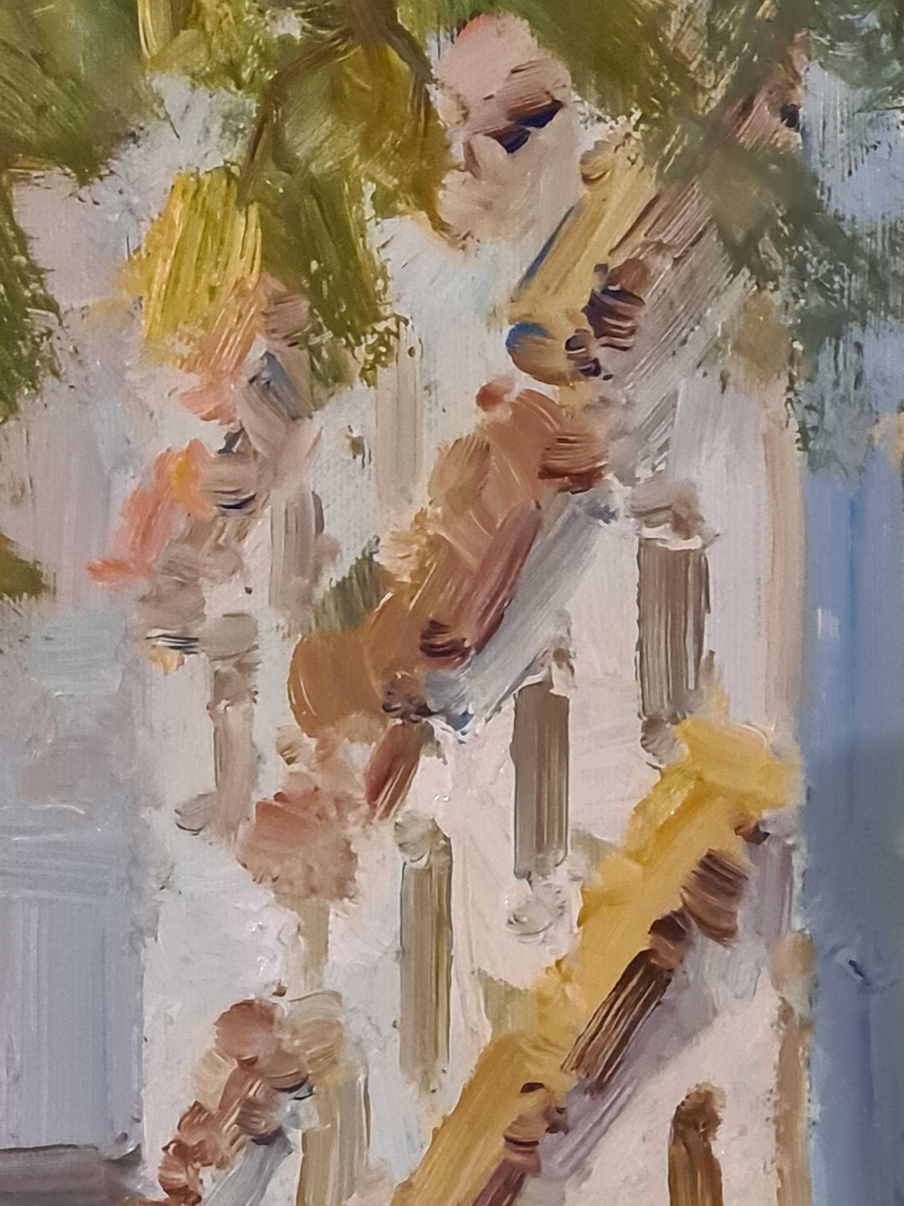 Les Ruelles de Paris, Large Scale Oil Painting of a Parisian Café Street Scene 4