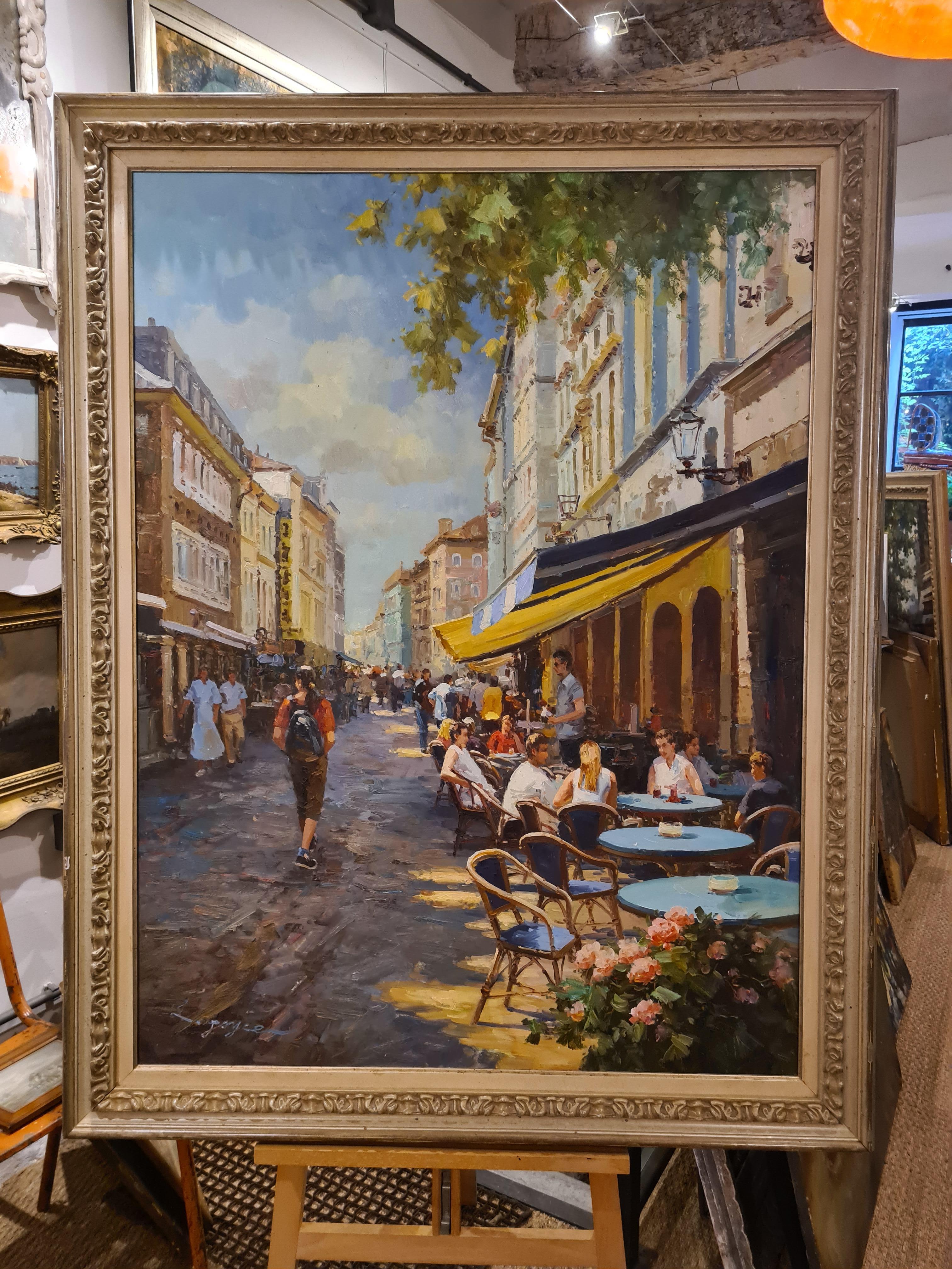 cafe scenes paintings