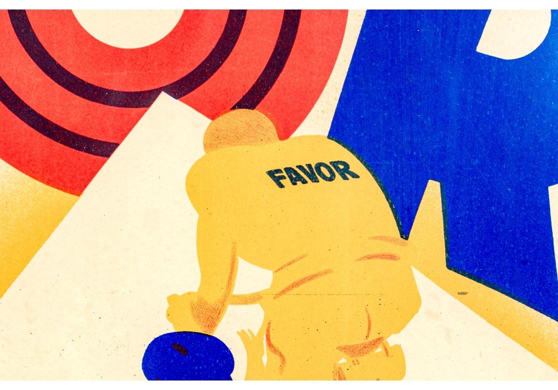 L. Marthey Original Vintage Poster Favor Cycles For Sale 3