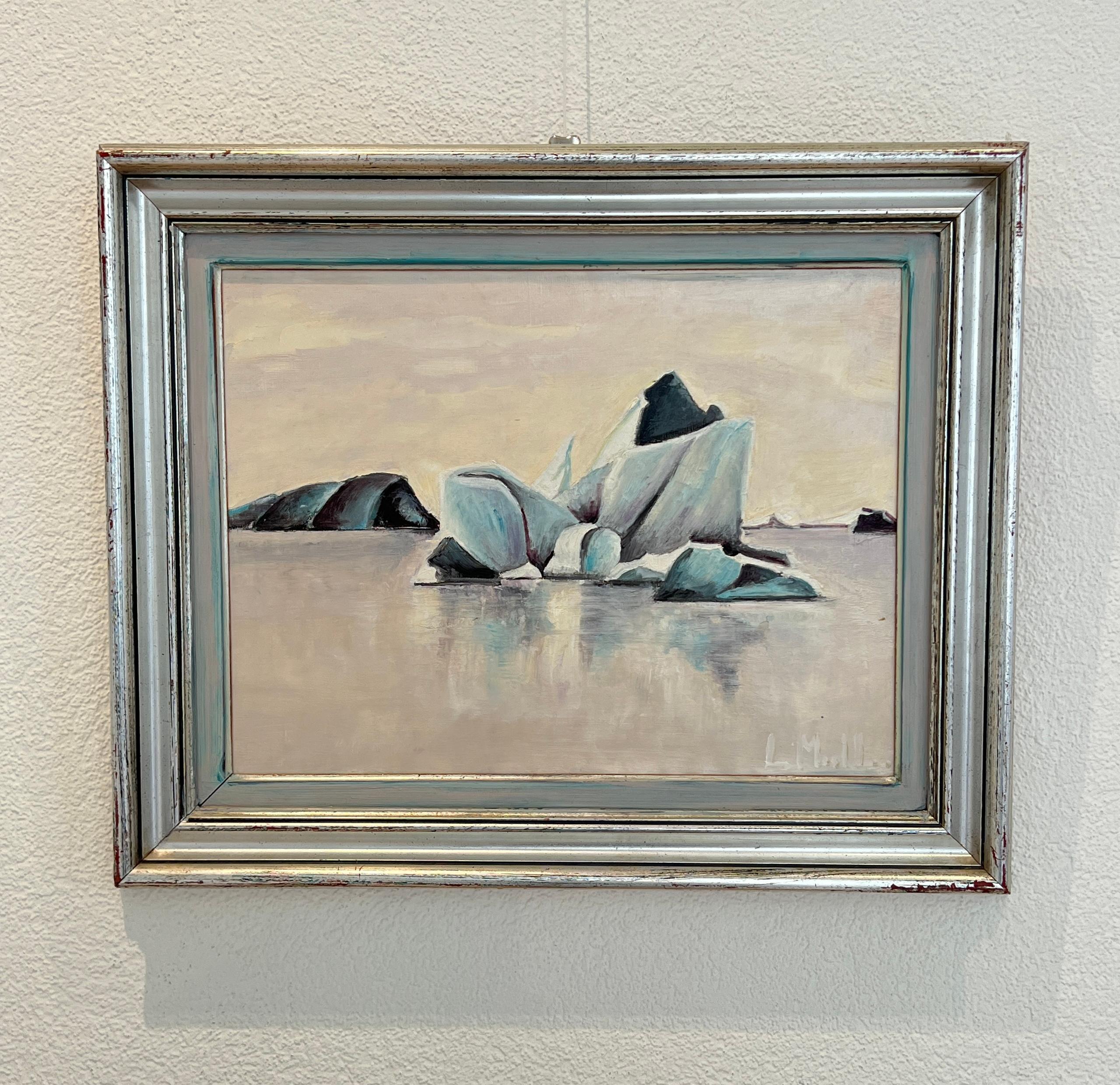 Fiore di ghiaccio - Painting di L. Mull
