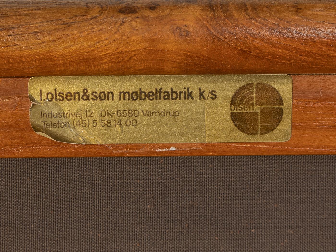 L. Olsen & Søn Sofa from 1960s For Sale 1