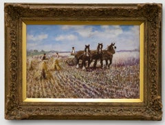 Vintage L. P. M. L. Watters - 20th Century Oil, Making Hay