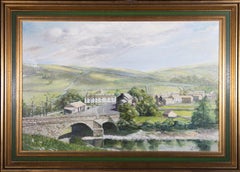 L. Pollard - Large Mid 20th Century Oil, View of Kettlewell, North Yorkshire