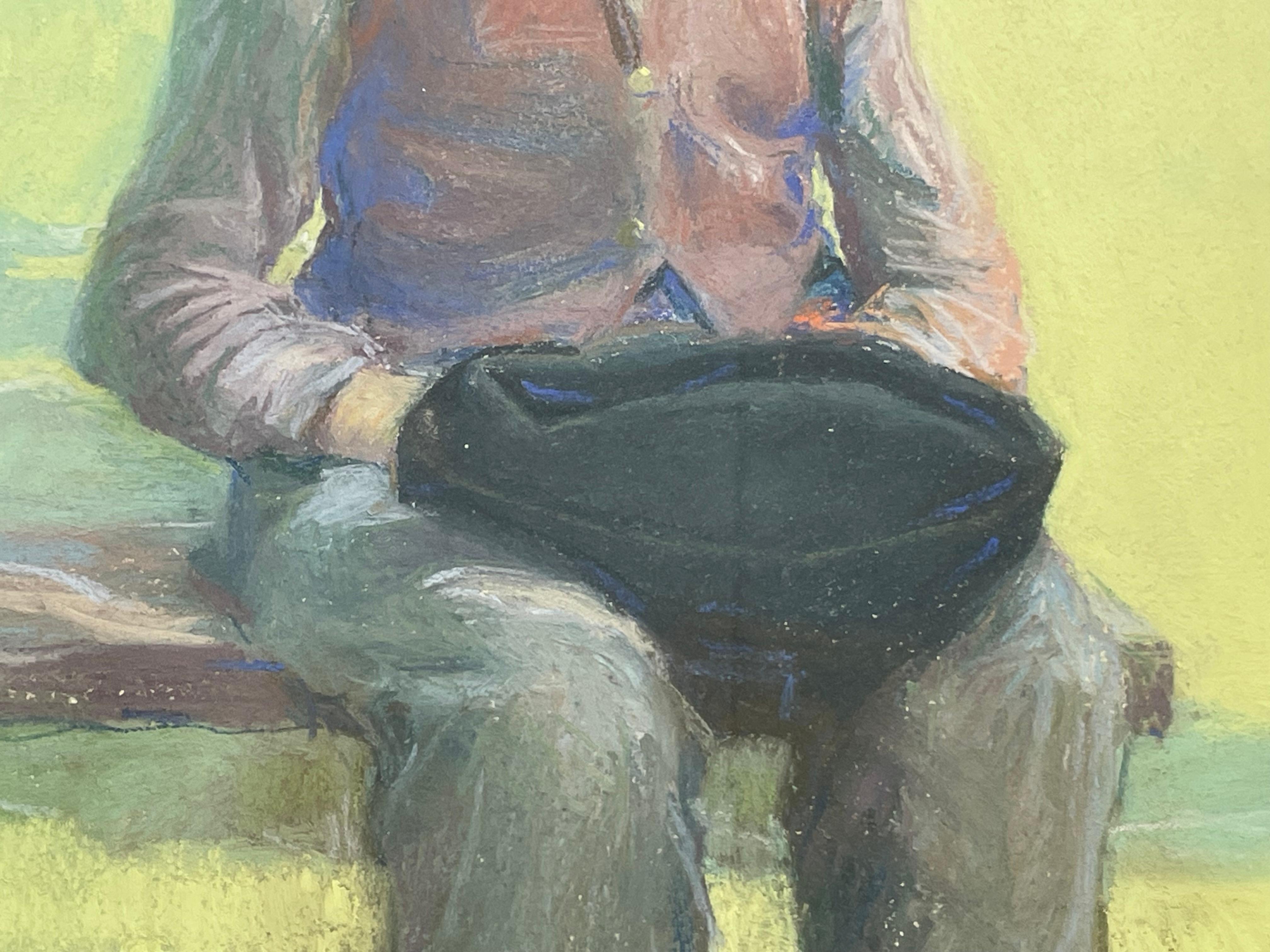 Espagnol L. R. Garrido (1868-1909) late 19th century pastel on paper portrait of boy en vente