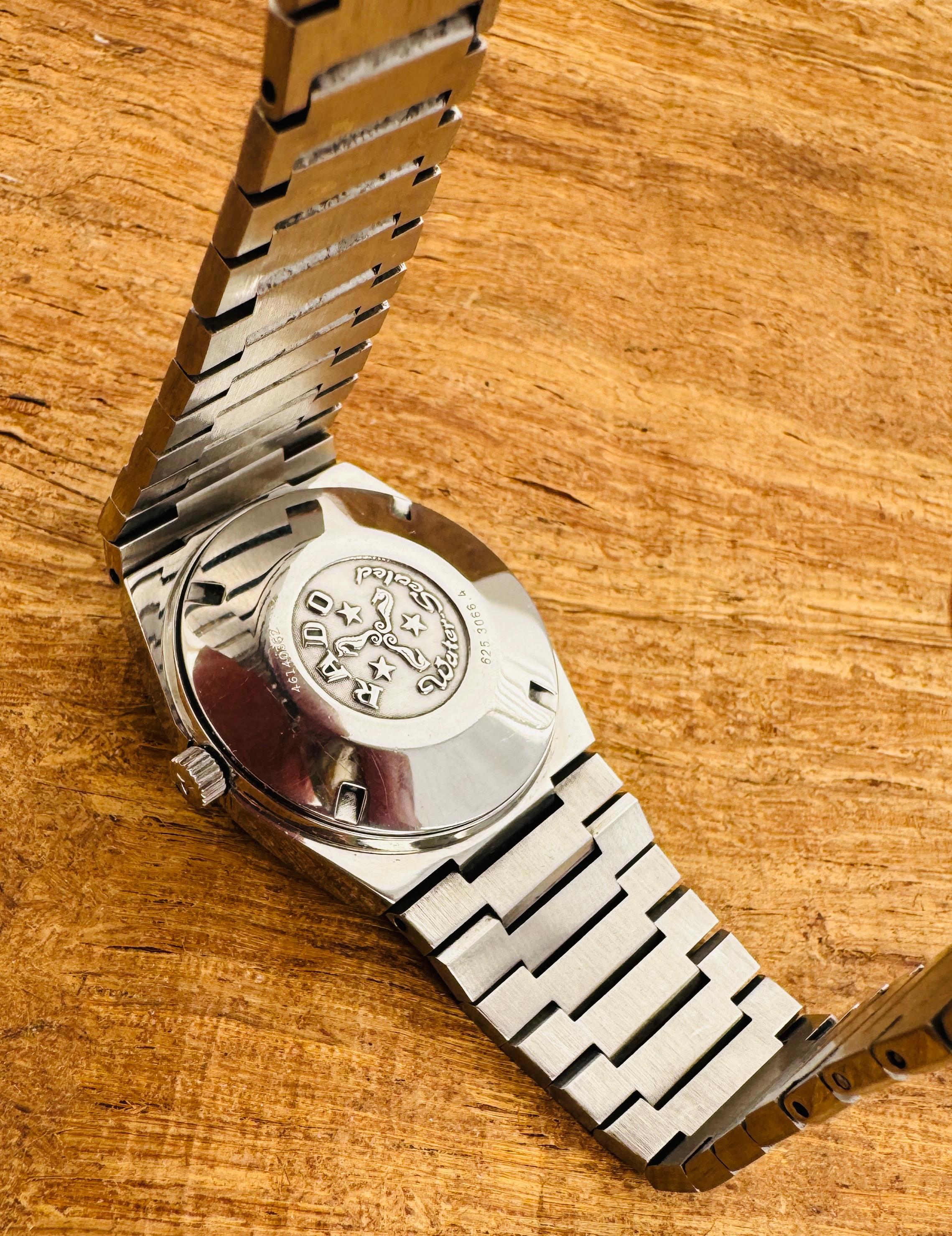 l Rado Musketeer IV Automatic Wristwatch Stainless Steel Rare Dial For Sale 7