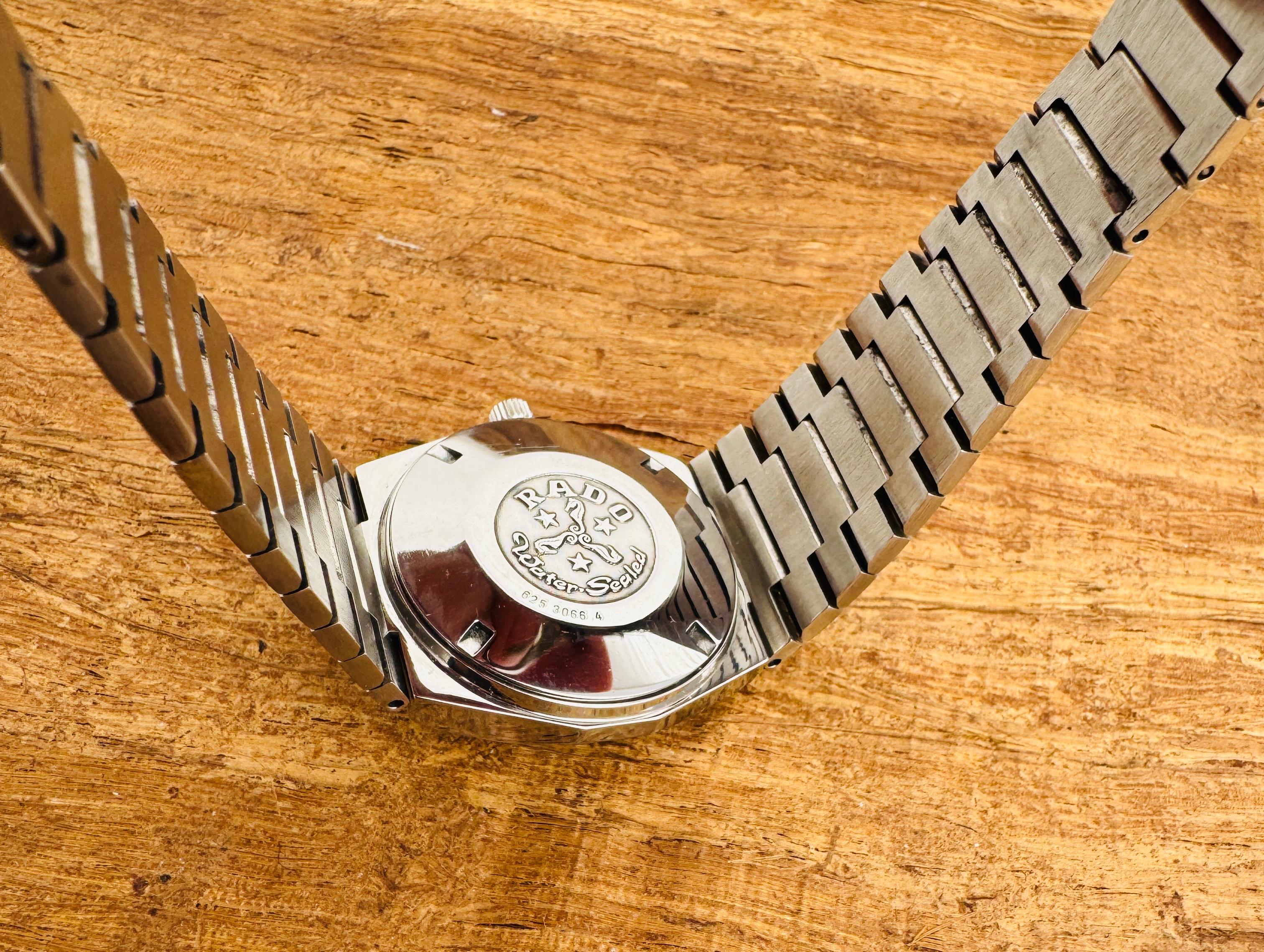 l Rado Musketeer IV Automatic Wristwatch Stainless Steel Rare Dial For Sale 8
