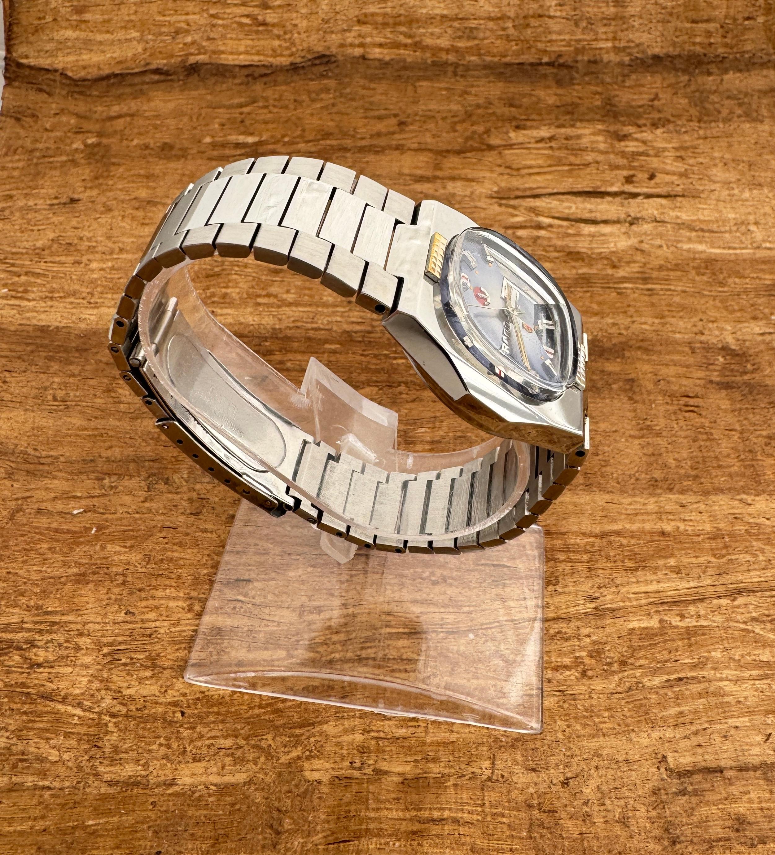 l Rado Musketeer IV Automatic Wristwatch Stainless Steel Rare Dial For Sale 1