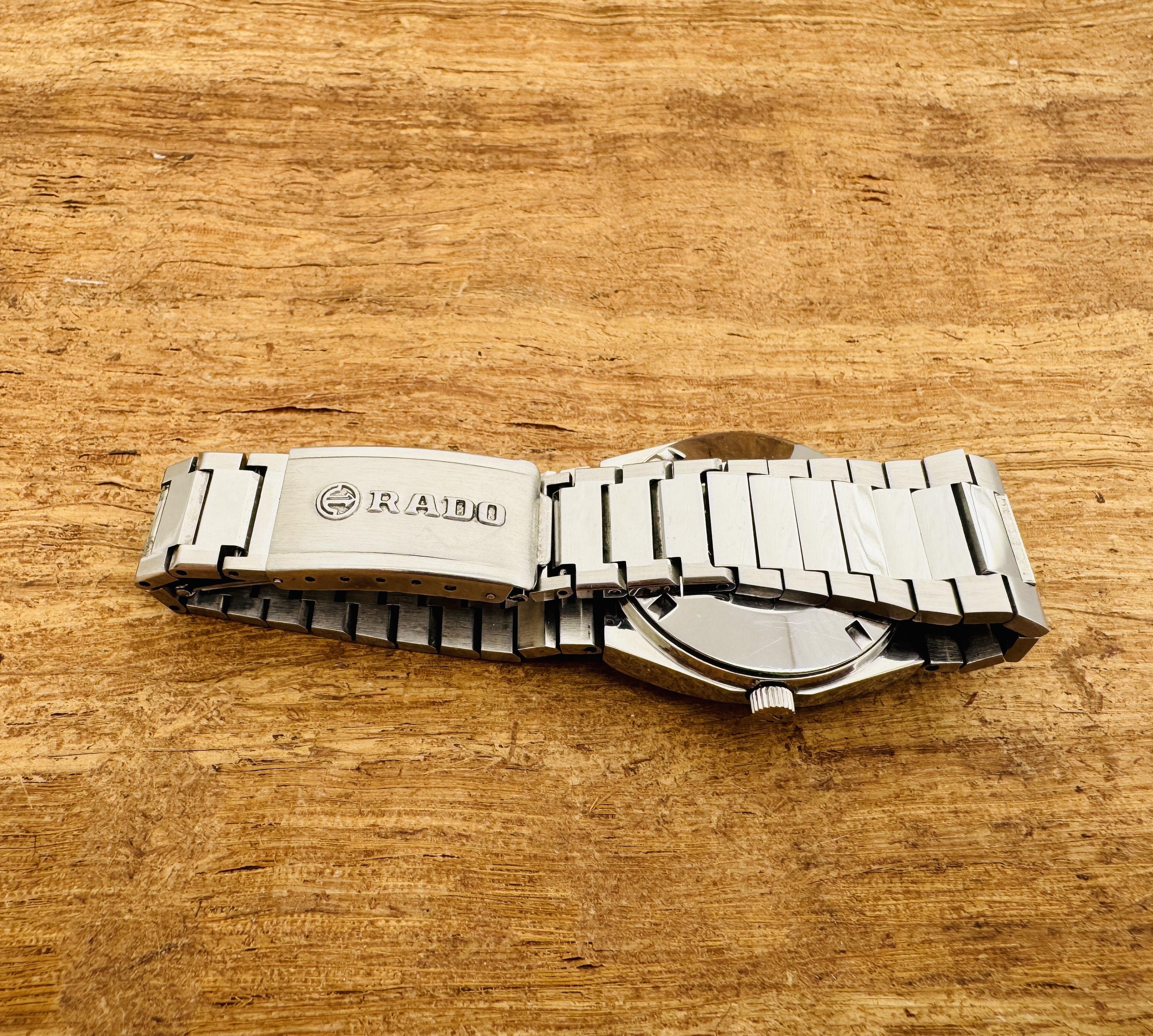 l Rado Musketeer IV Automatic Wristwatch Stainless Steel Rare Dial For Sale 5