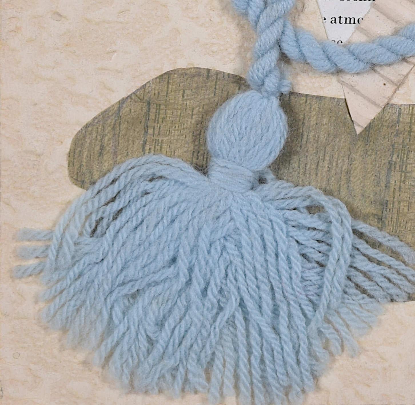 Blue Corde Kompositionen, Collage und Zeichnungsfusion von L. Richard im Angebot 2