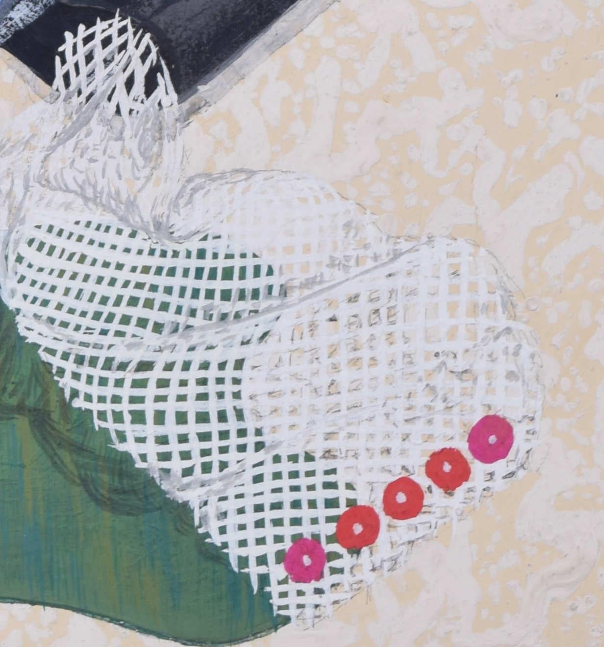 Blue Corde Kompositionen, Collage und Zeichnungsfusion von L. Richard im Angebot 5