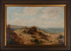 Antique L. Richards - Framed Late 19th Century Oil, Sand Dunes