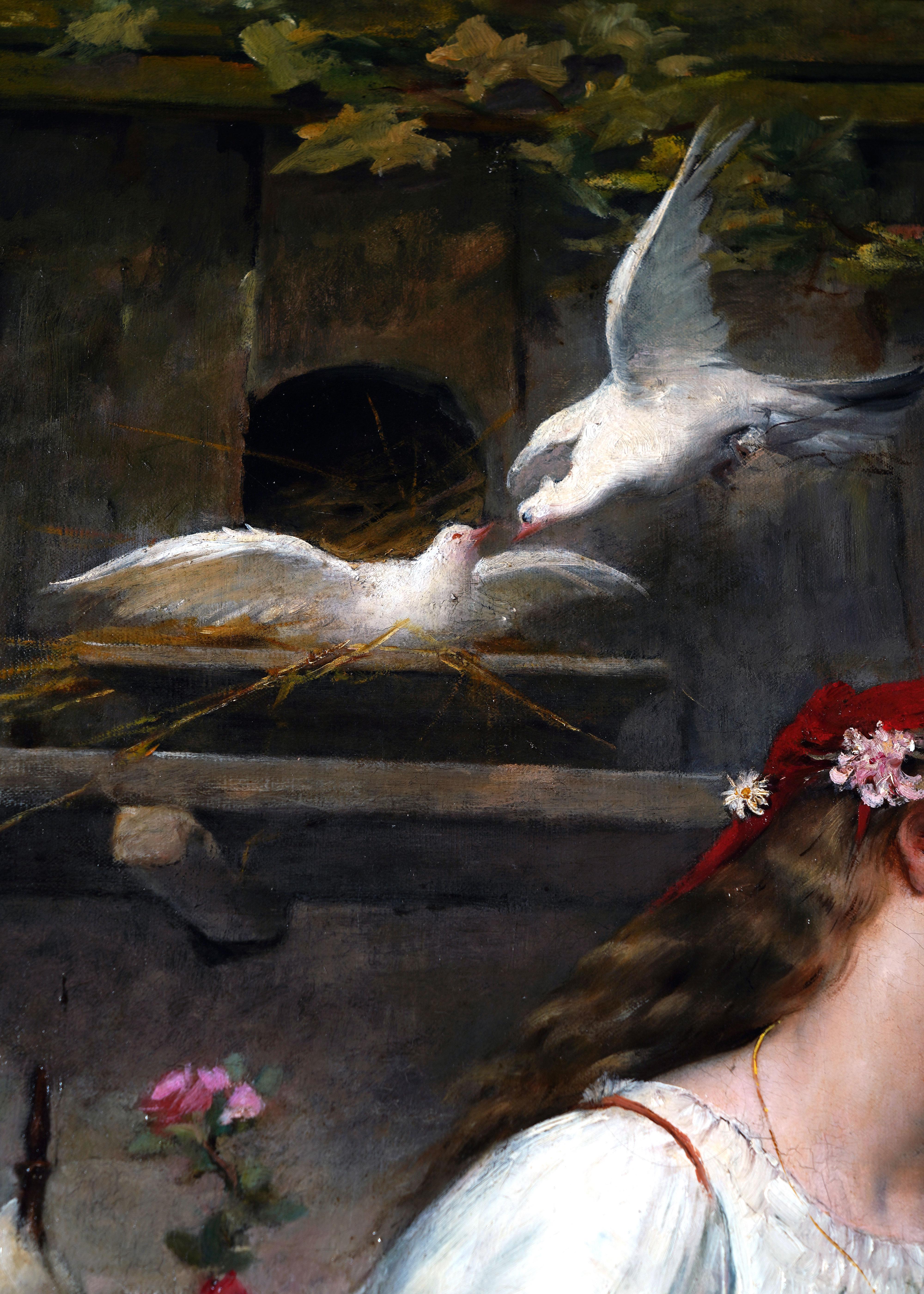 L. Royer, Oil on canvas 