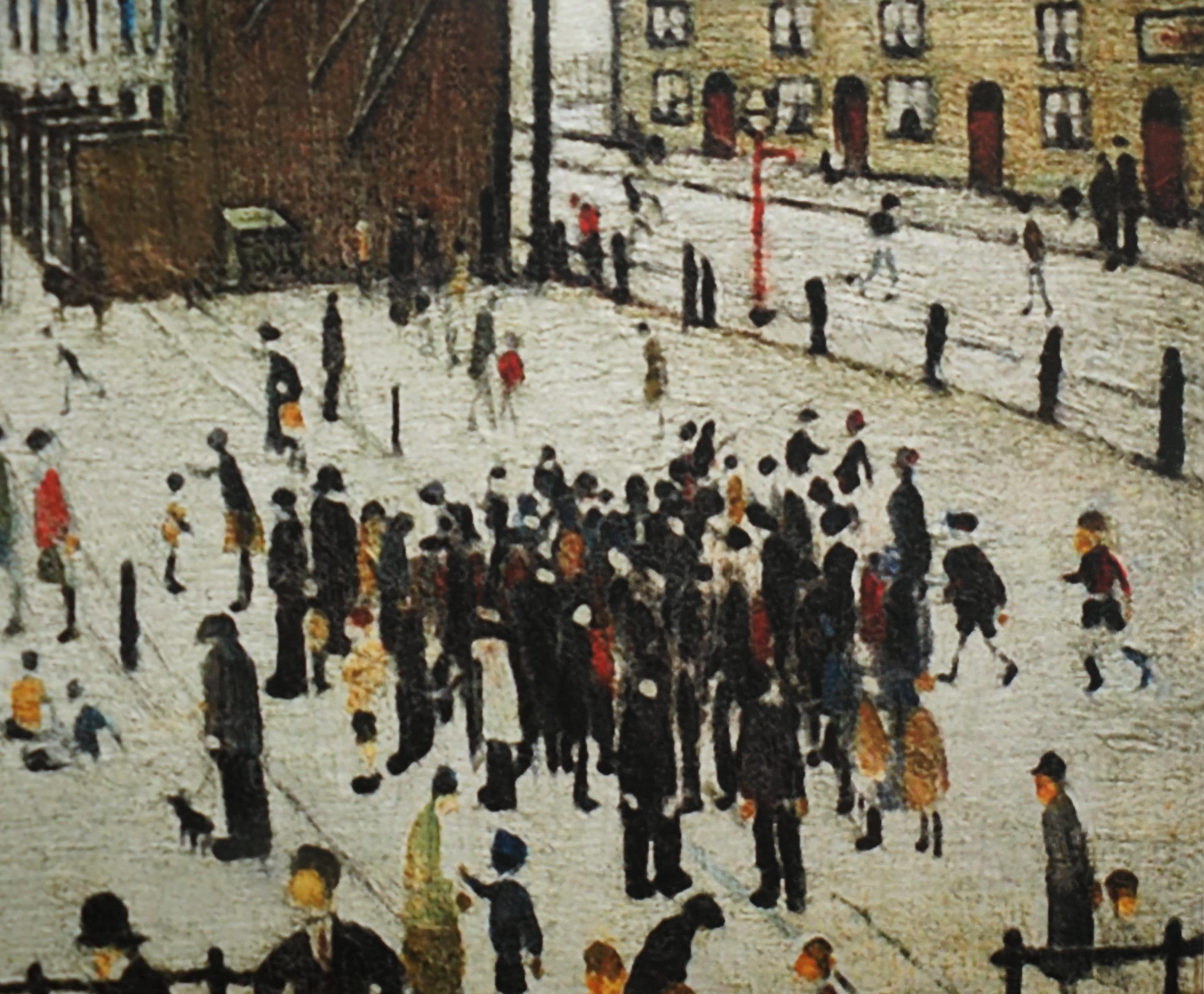 L S LOWRY SATURDAY AFTERNOON LIMITED EDITION PRINT 60/99 WiTH ALL DOCUMENTATION For Sale 8