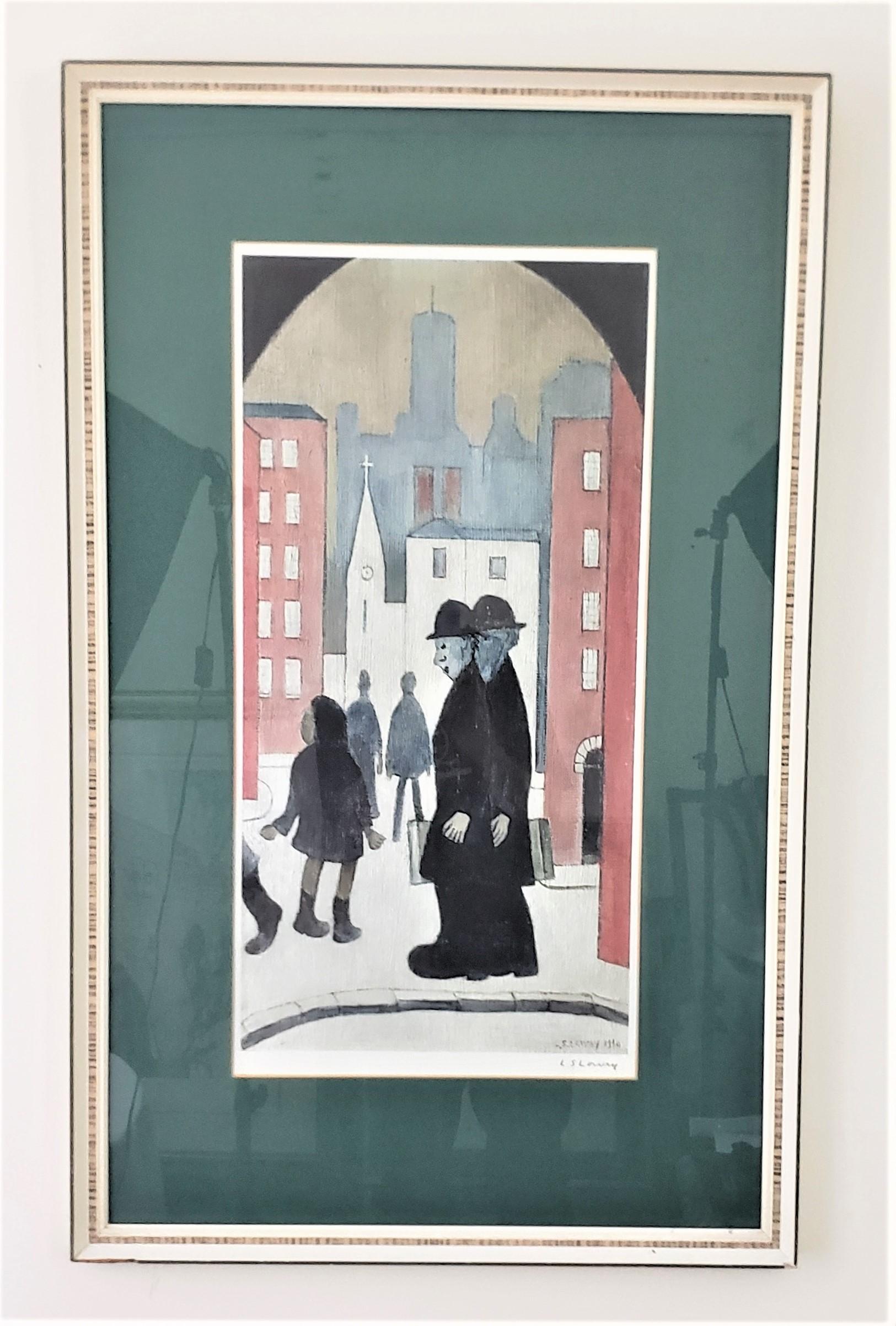 L. S. Lowry, signiertes Proof mit dem Titel „Zwei Brüder“ in Galerierahmen unter Glas (Moderne) im Angebot