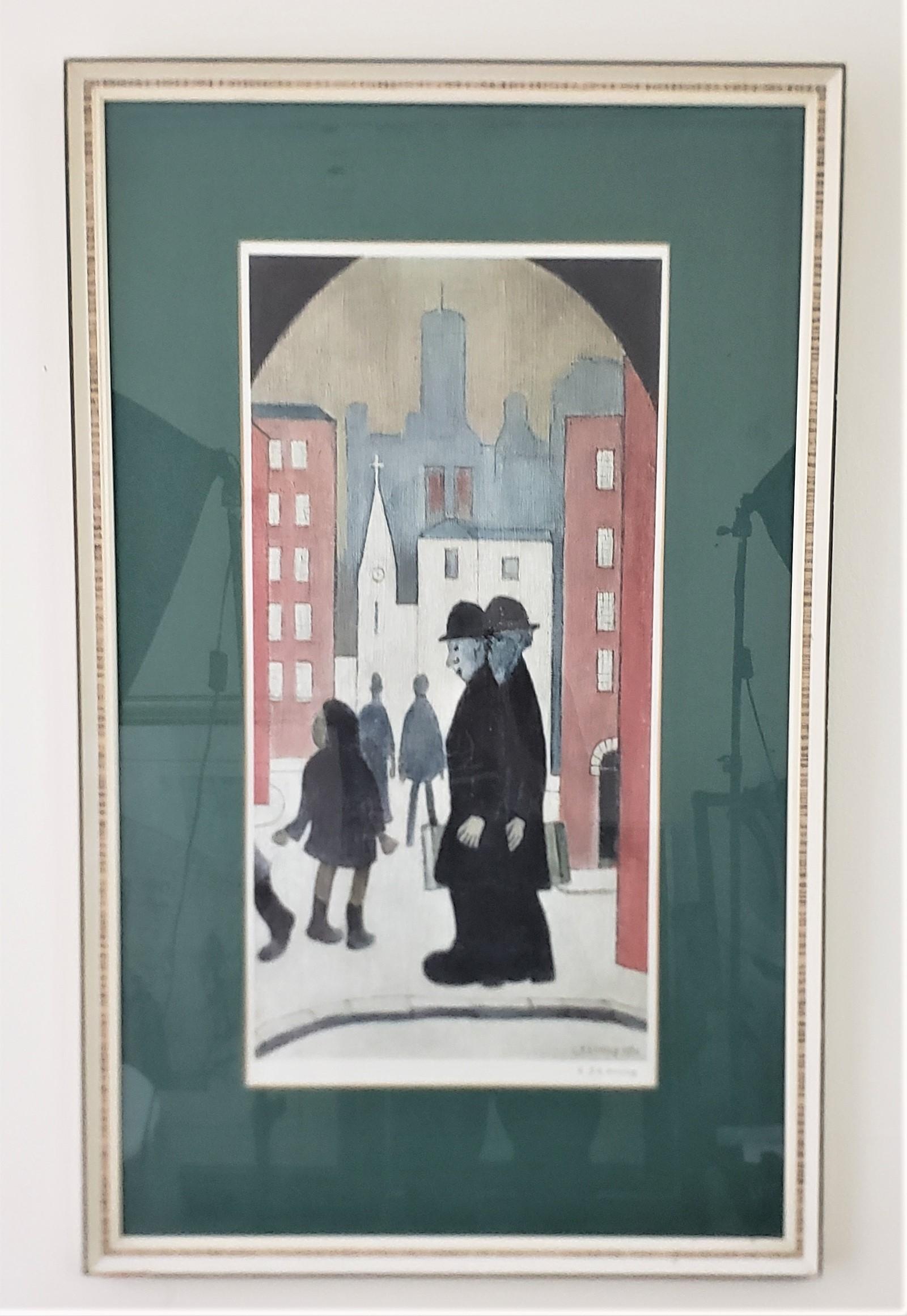 L. S. Lowry, signiertes Proof mit dem Titel „Zwei Brüder“ in Galerierahmen unter Glas (Handgefertigt) im Angebot