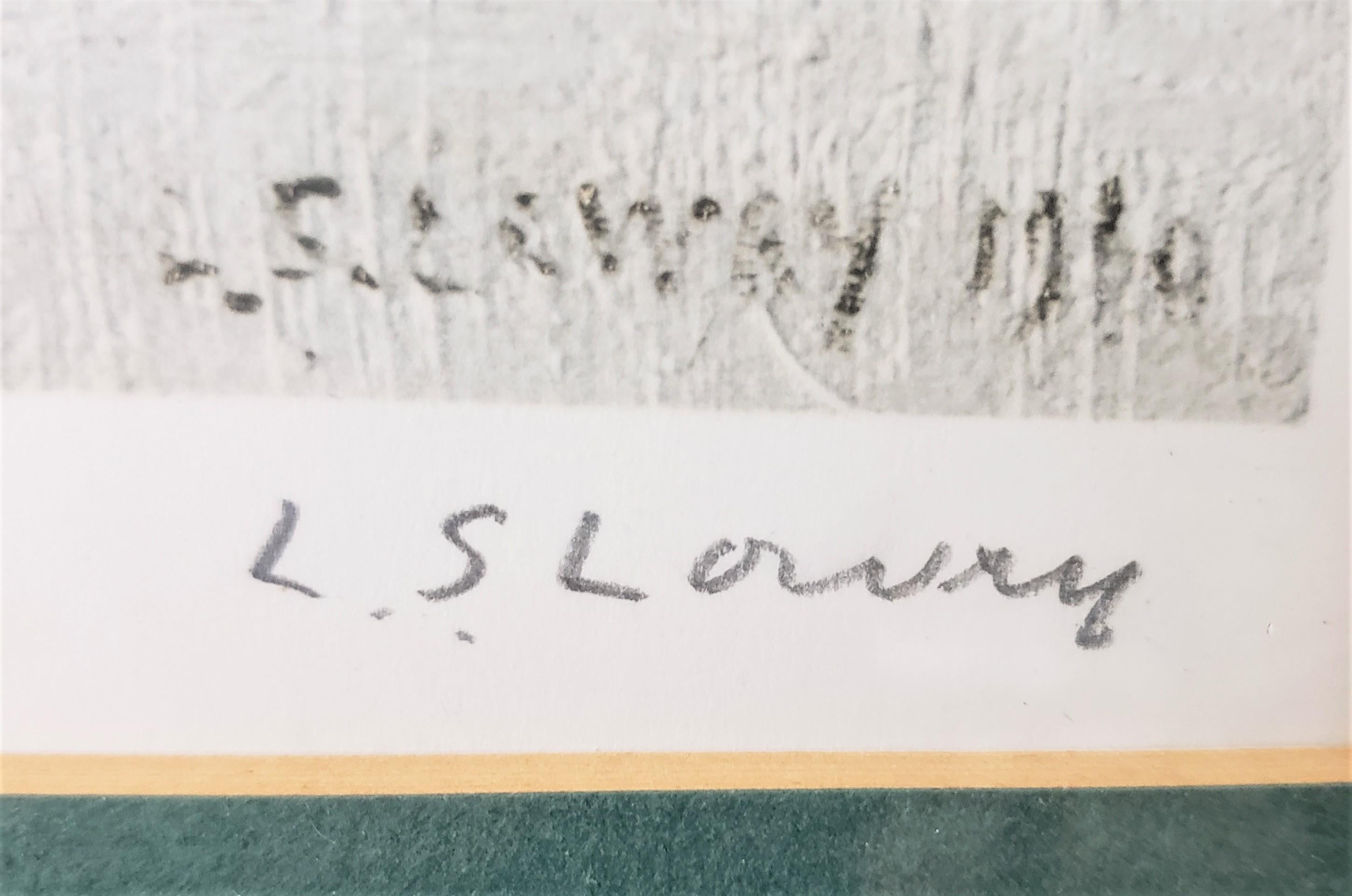 Modern L. S. Lowry Signed Proof Titled 