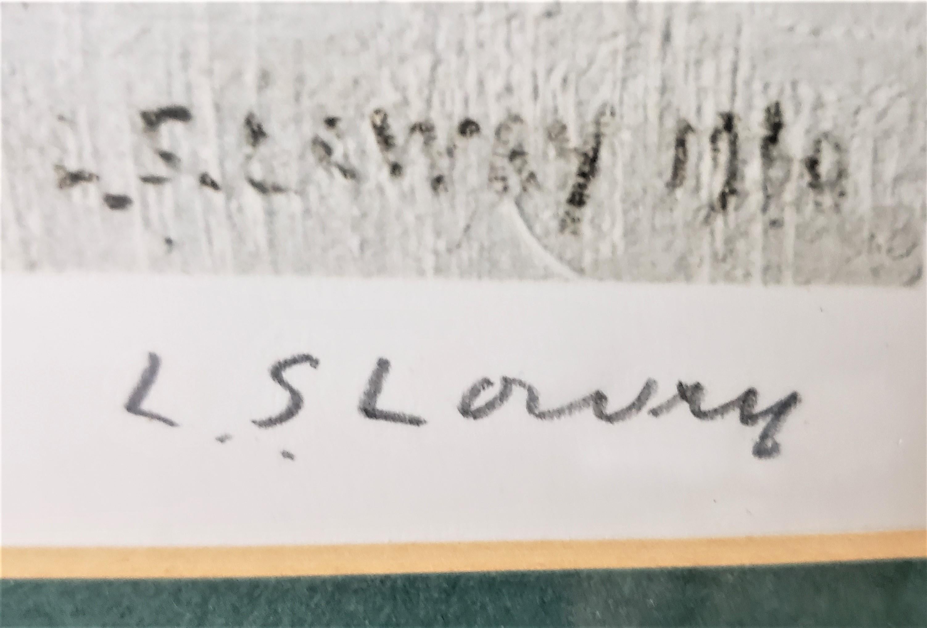 L. S. Lowry, signiertes Proof mit dem Titel „Zwei Brüder“ in Galerierahmen unter Glas (20. Jahrhundert) im Angebot