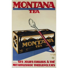 Vintage Sebregts' original 1930 creation for Montana Tea and its charming tea spoons