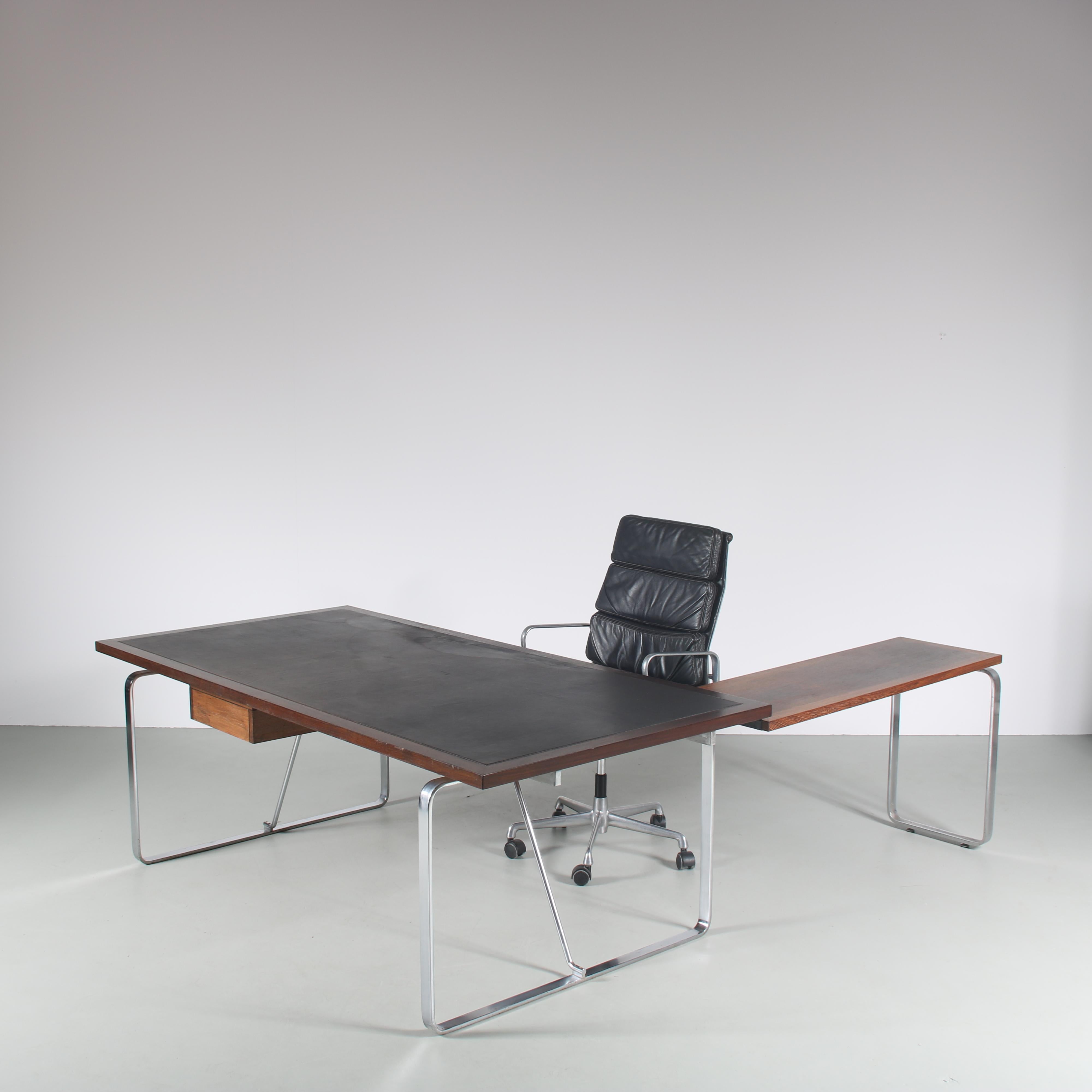 L-shaped Desk by Jorge Lund & Ole Larsen for Bo-Ex, Denmark 1960 For Sale 6