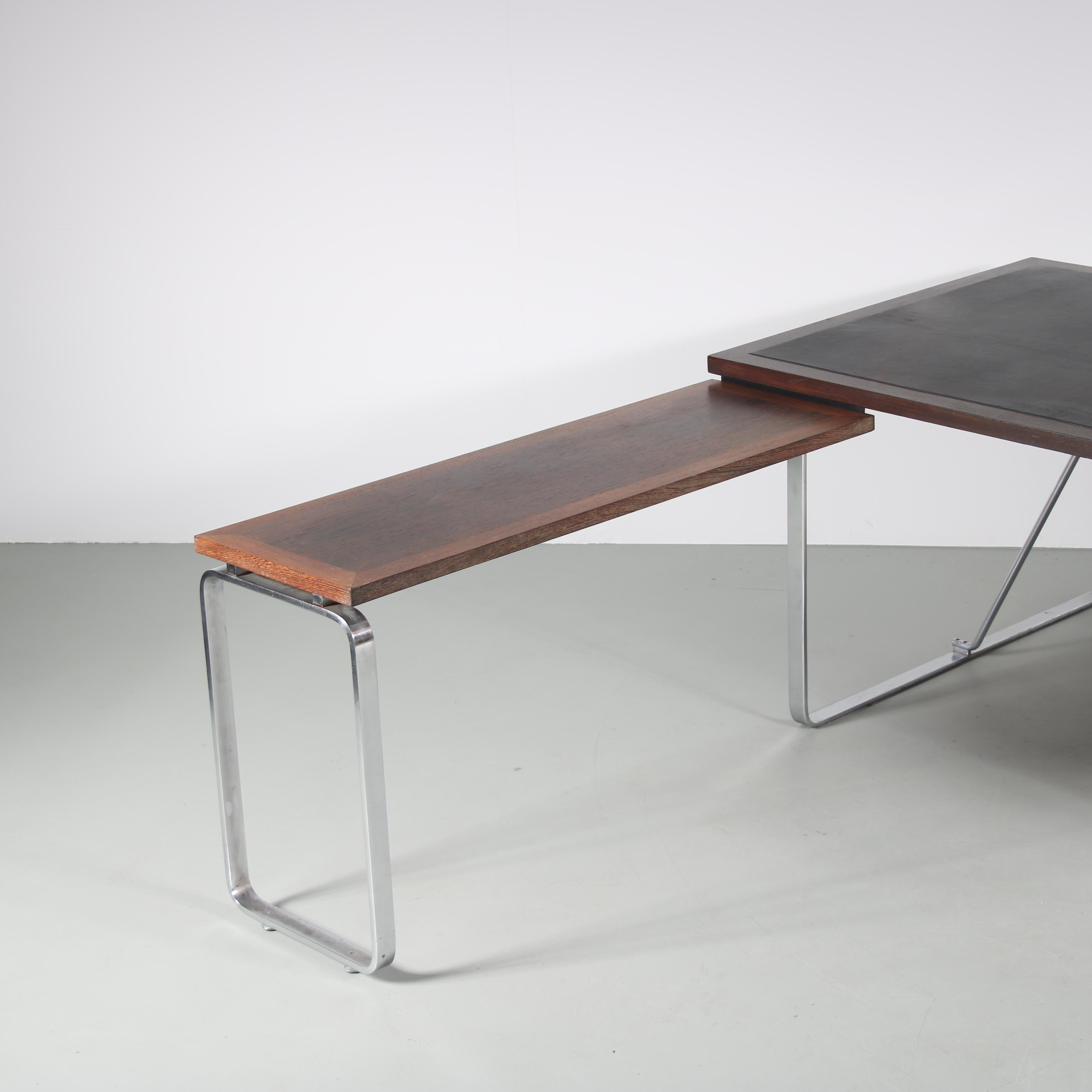 Danish L-shaped Desk by Jorge Lund & Ole Larsen for Bo-Ex, Denmark 1960 For Sale