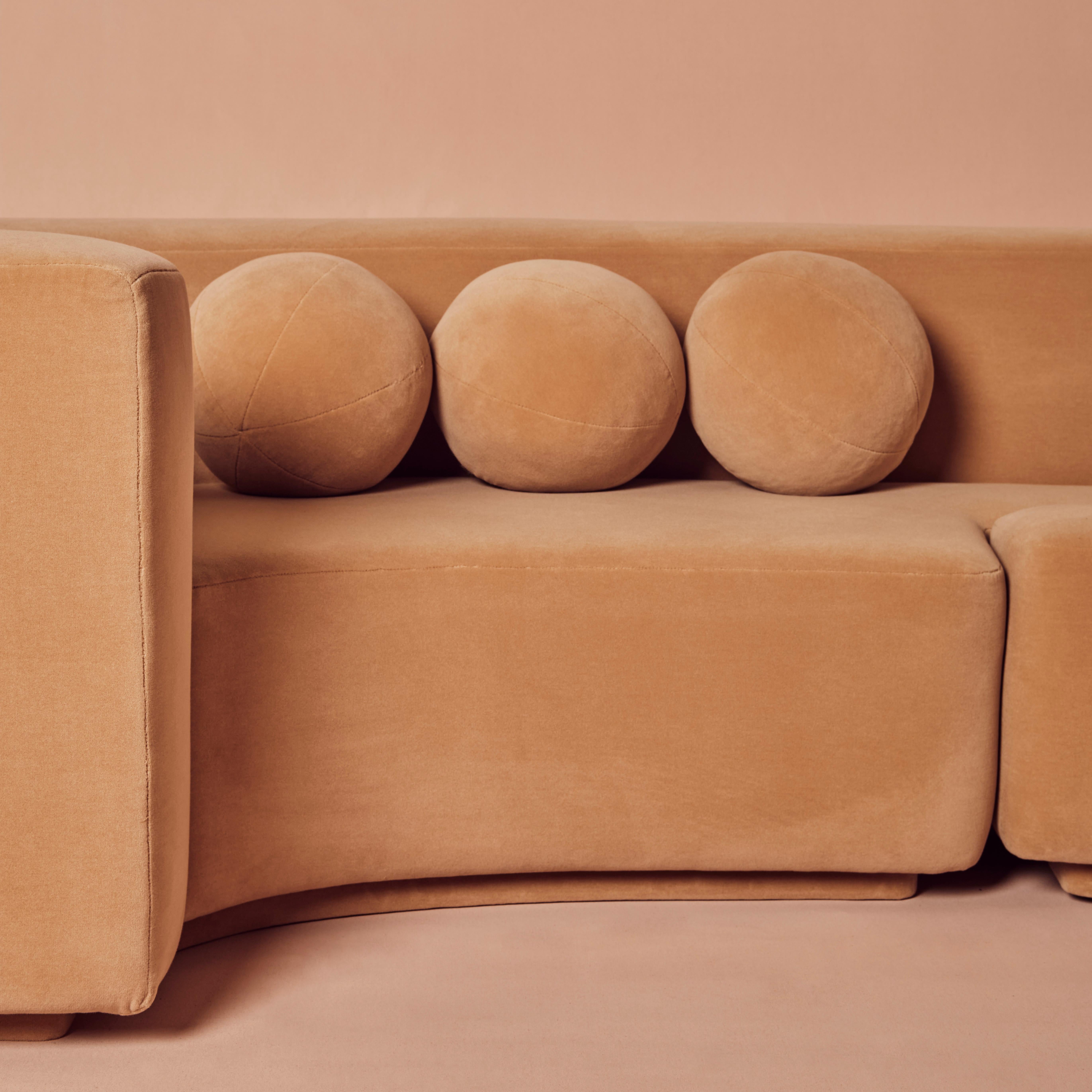 Modulares Sofa „L-förmiges Sofa im Stil von Lara“ (Italienisch) im Angebot